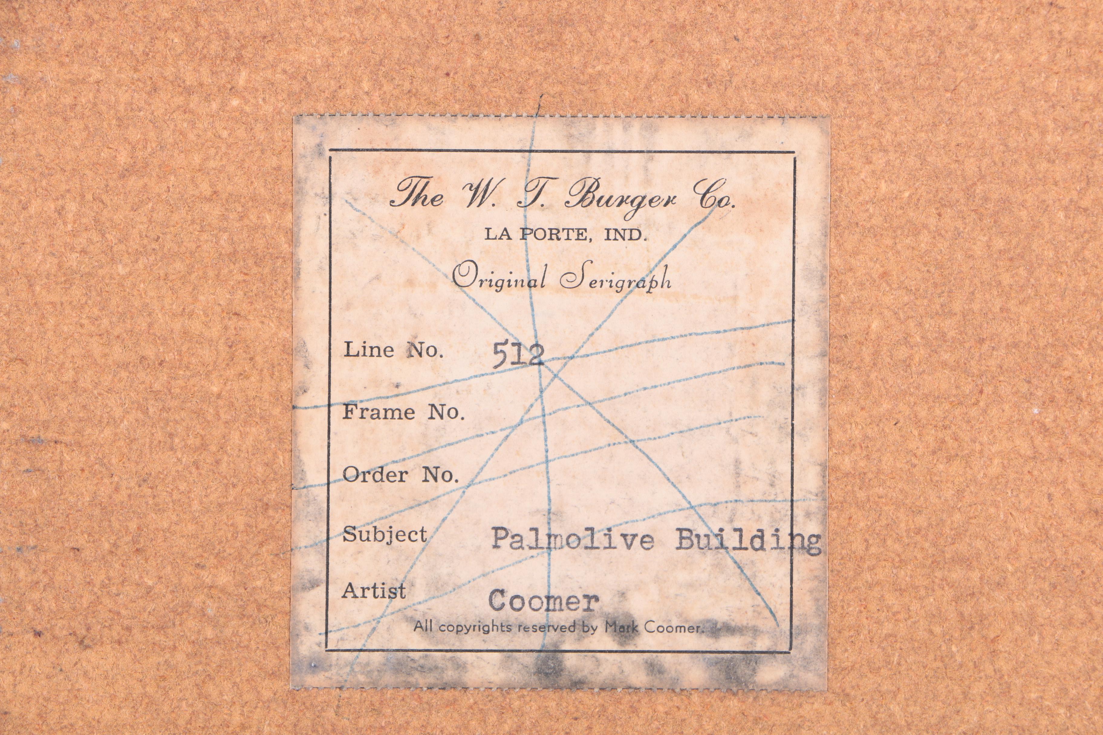 Mark Coomer Serigraphs Featuring Modern Architecture