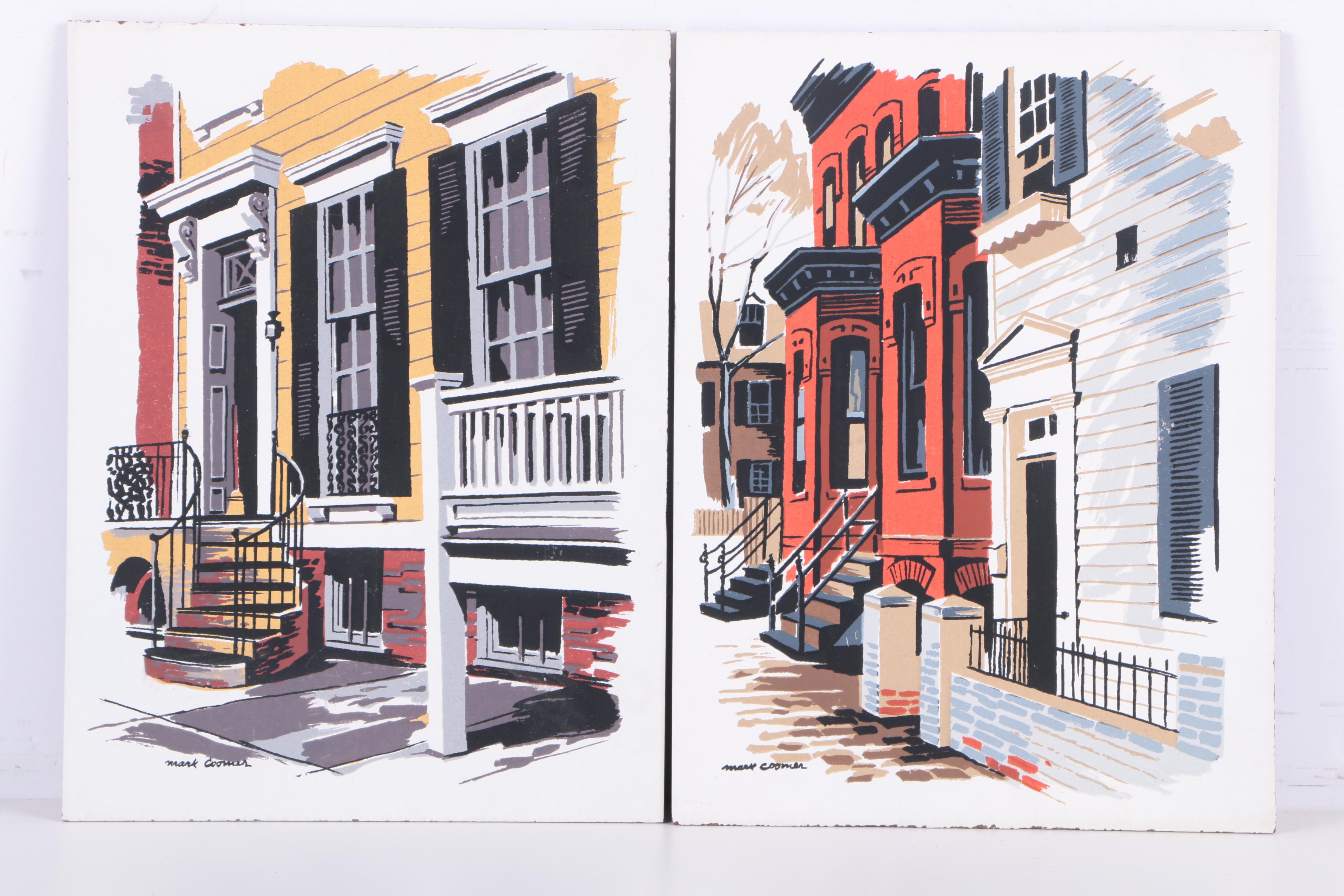 Mark Coomer Serigraphs Featuring Modern Architecture