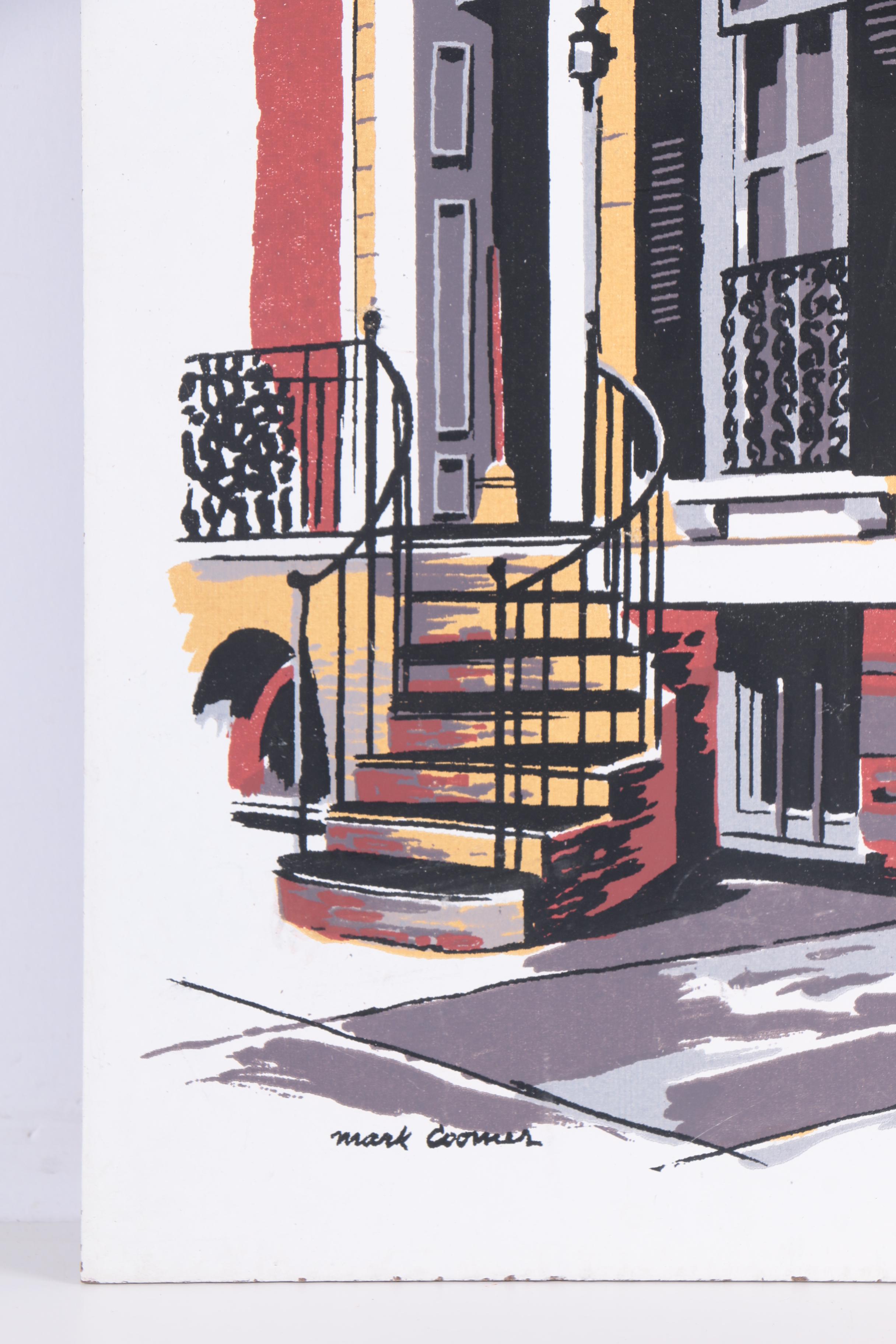 Mark Coomer Serigraphs Featuring Modern Architecture