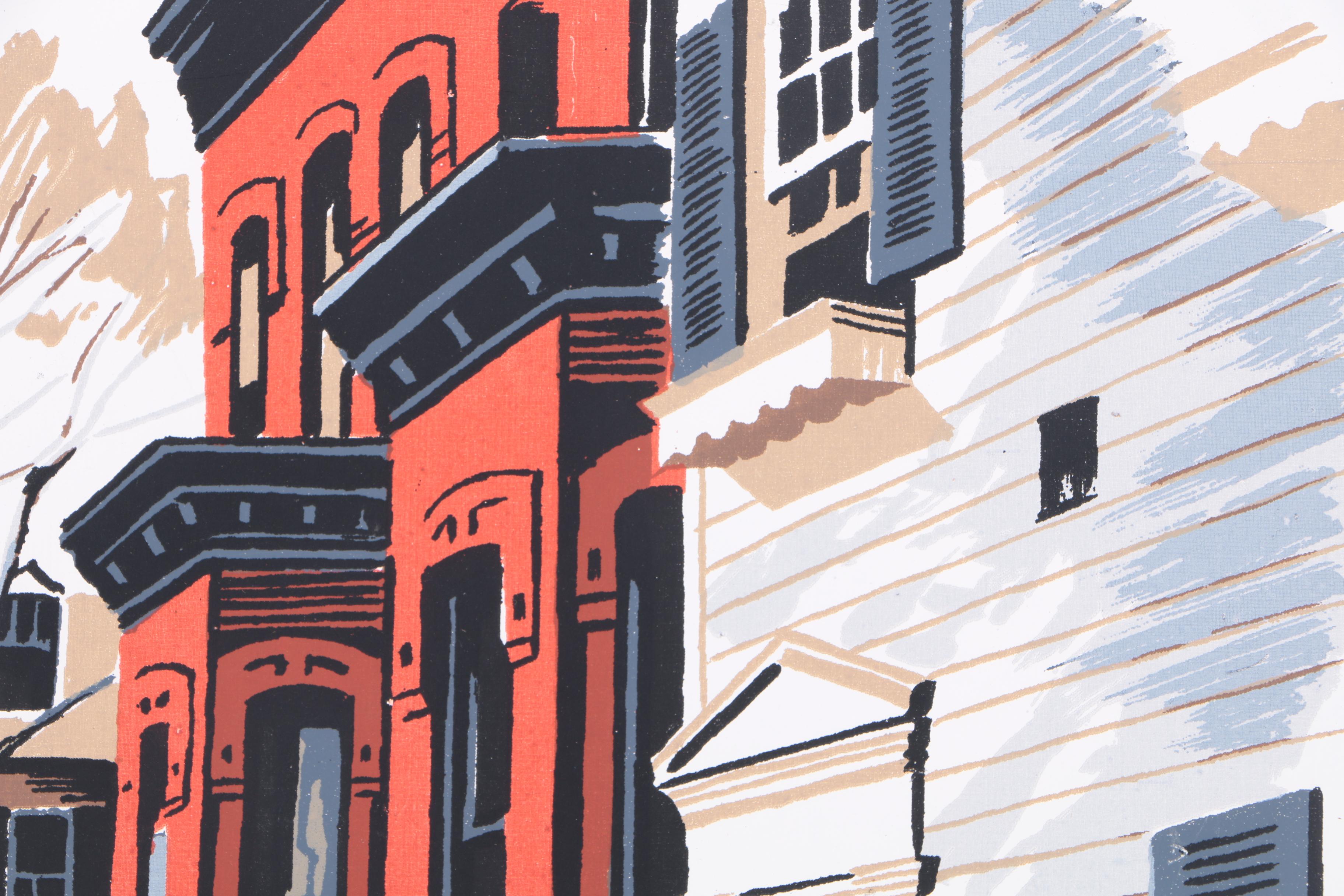 Mark Coomer Serigraphs Featuring Modern Architecture