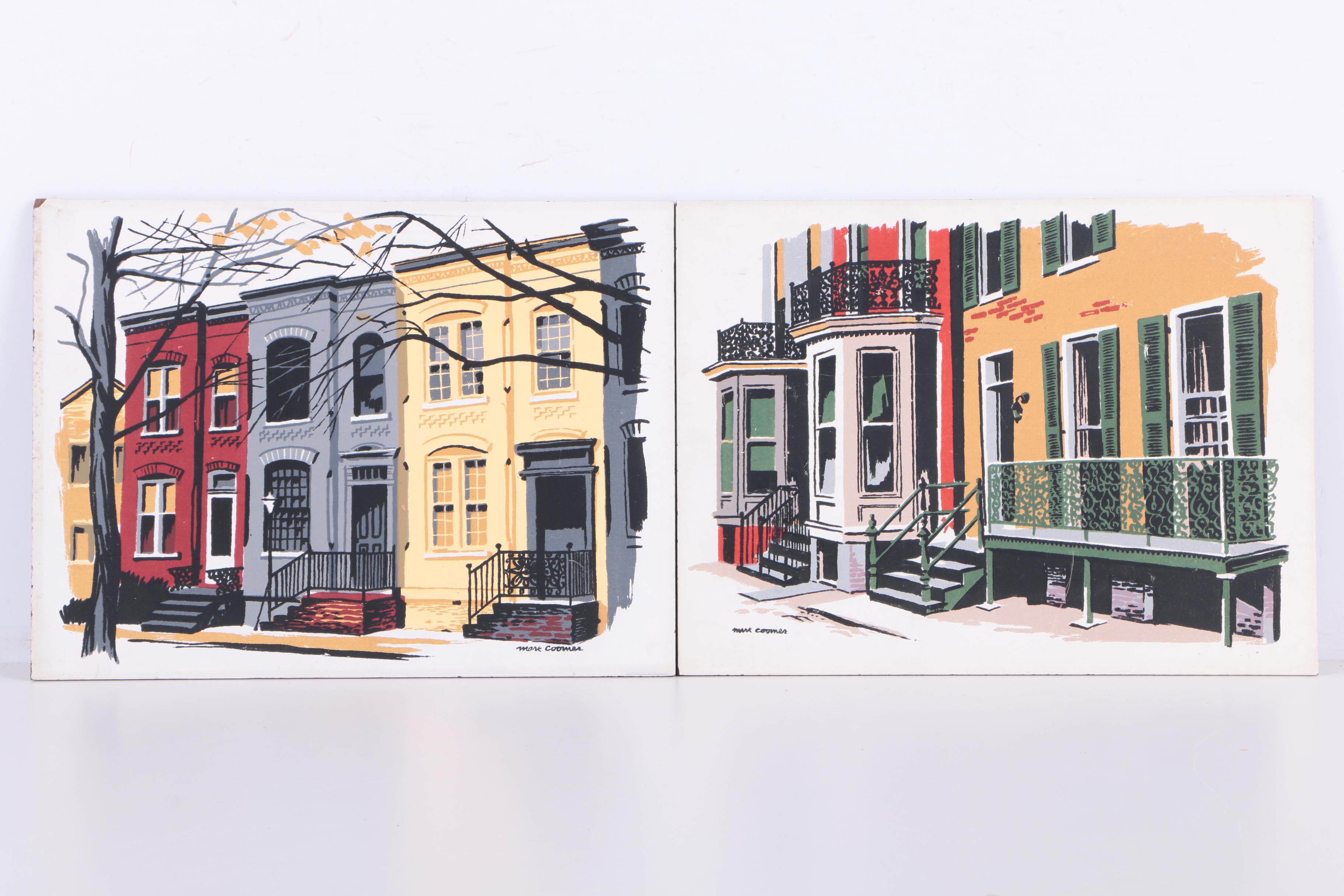 Mark Coomer Serigraphs Featuring Modern Architecture