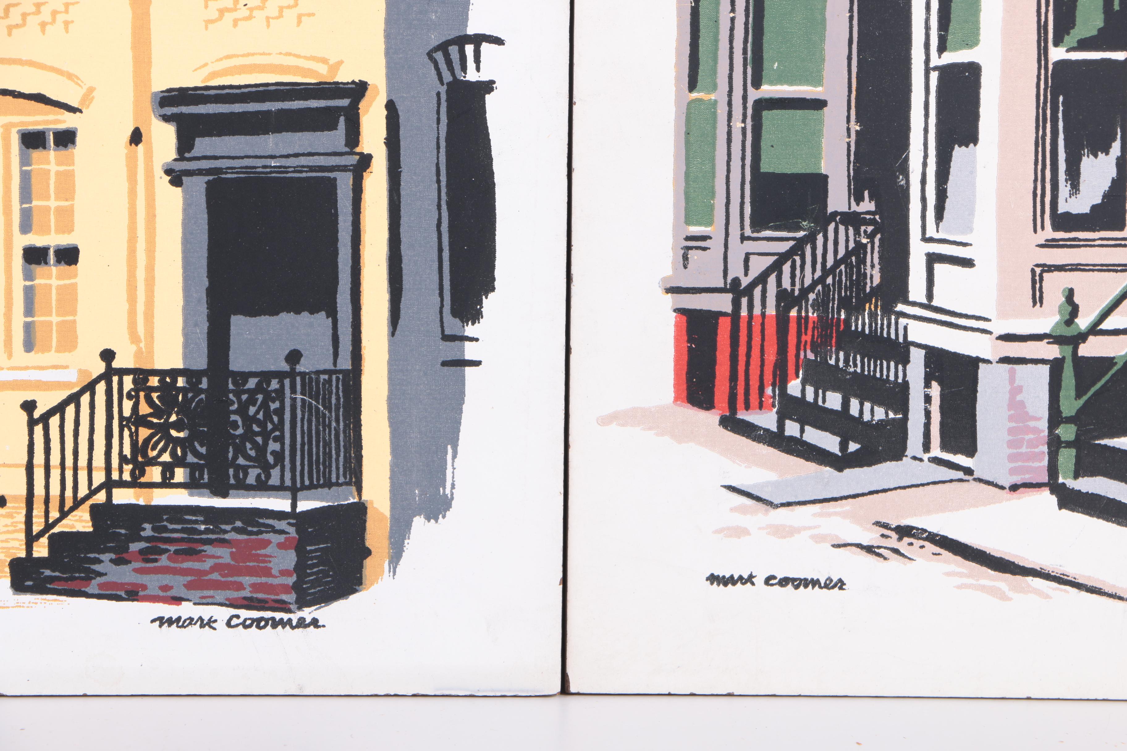 Mark Coomer Serigraphs Featuring Modern Architecture