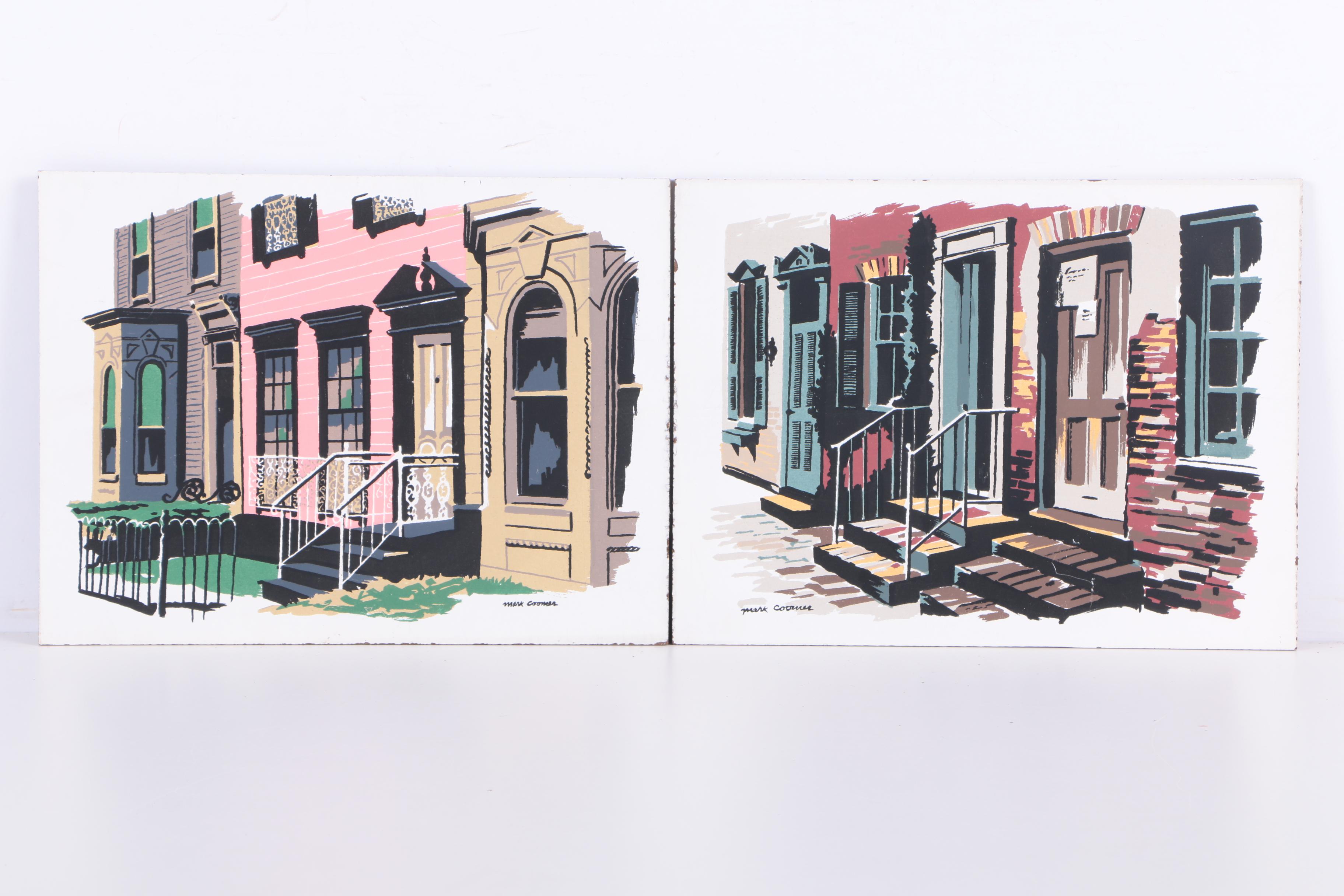 Mark Coomer Serigraphs Featuring Modern Architecture