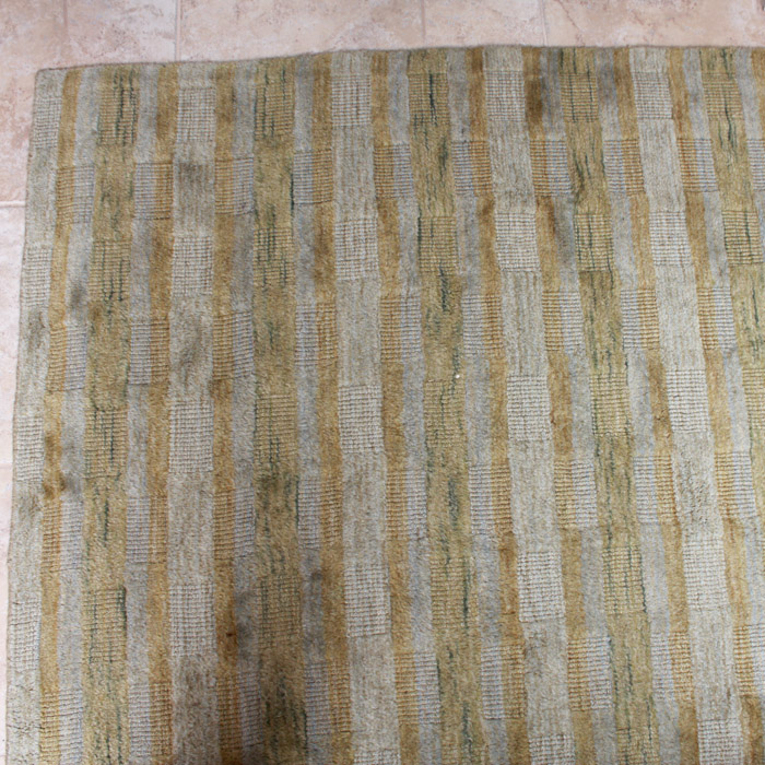 Machine Woven Contemporary Striped Area Rug