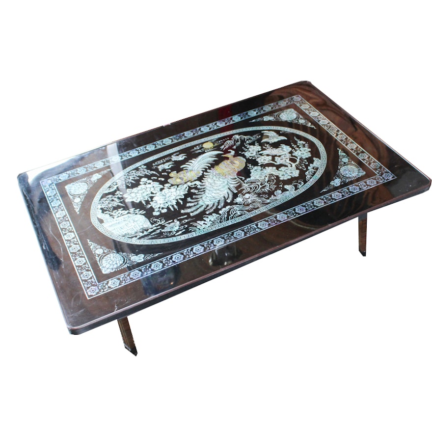 Koren Wang Brand Foods Low Inlay Service Table