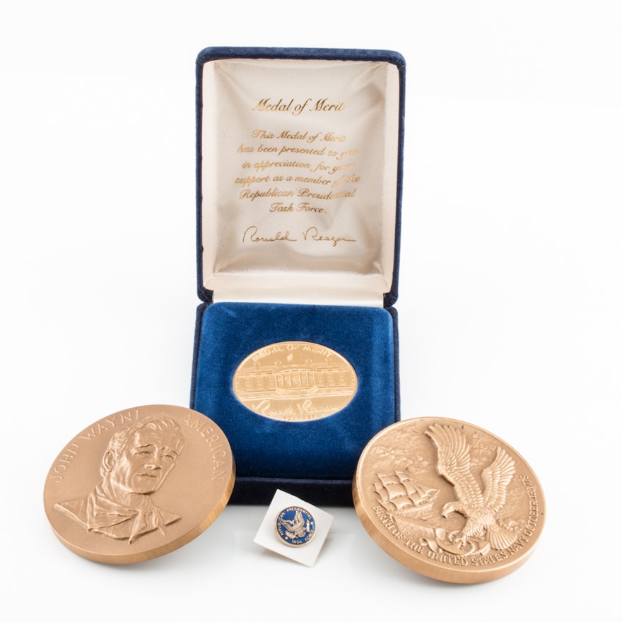Three Commemorative U.S. Medals