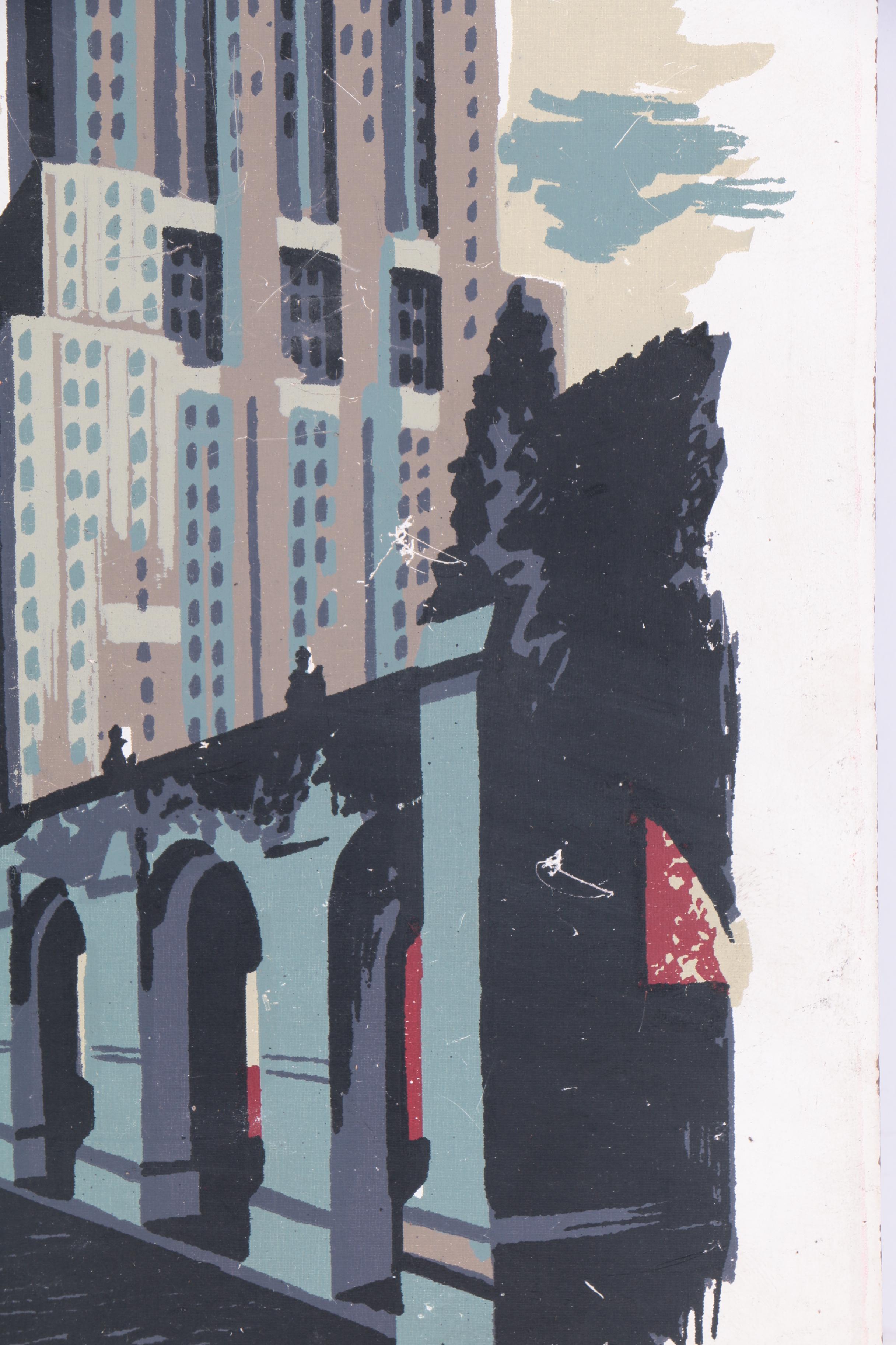 Mark Coomer Serigraphs featuring Modern Architecture