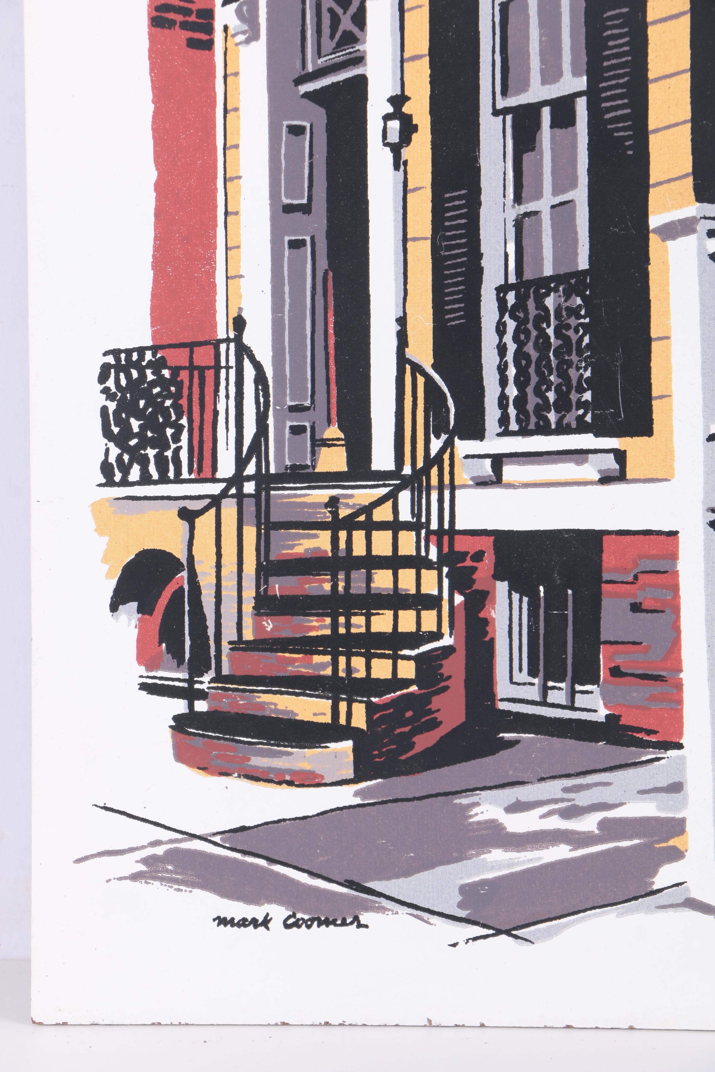 Mark Coomer Serigraphs featuring Modern Architecture