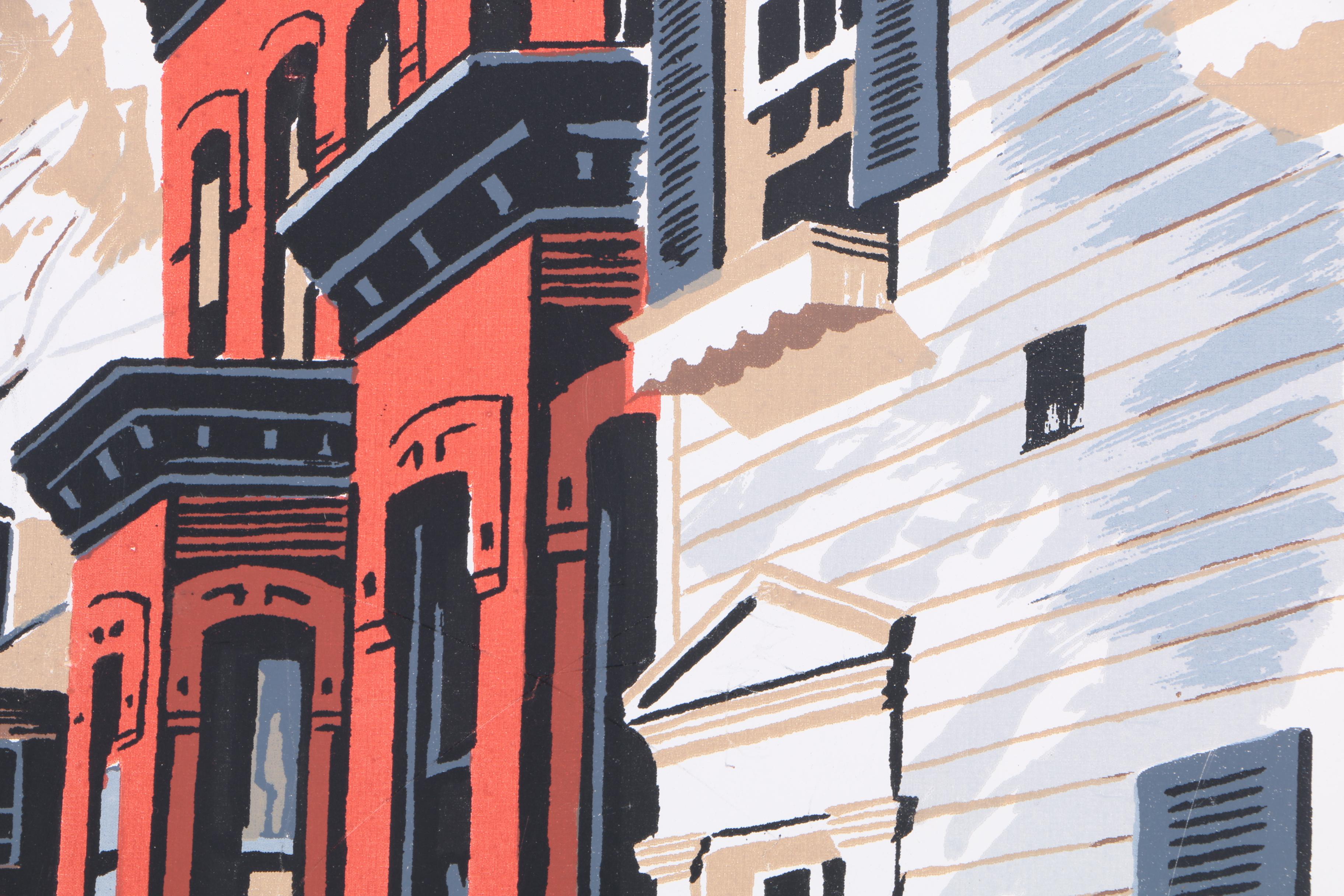 Mark Coomer Serigraphs featuring Modern Architecture