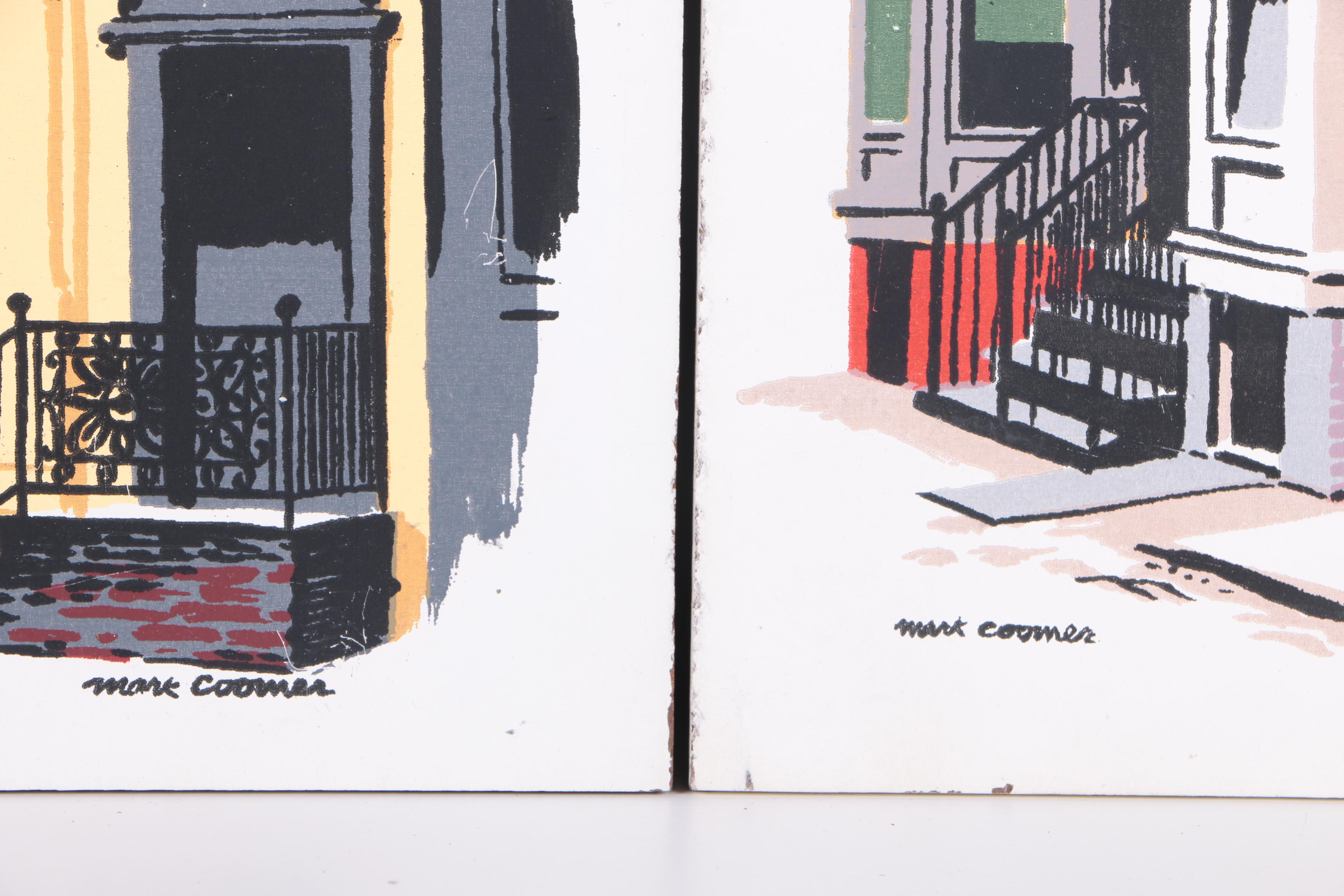 Mark Coomer Serigraphs featuring Modern Architecture