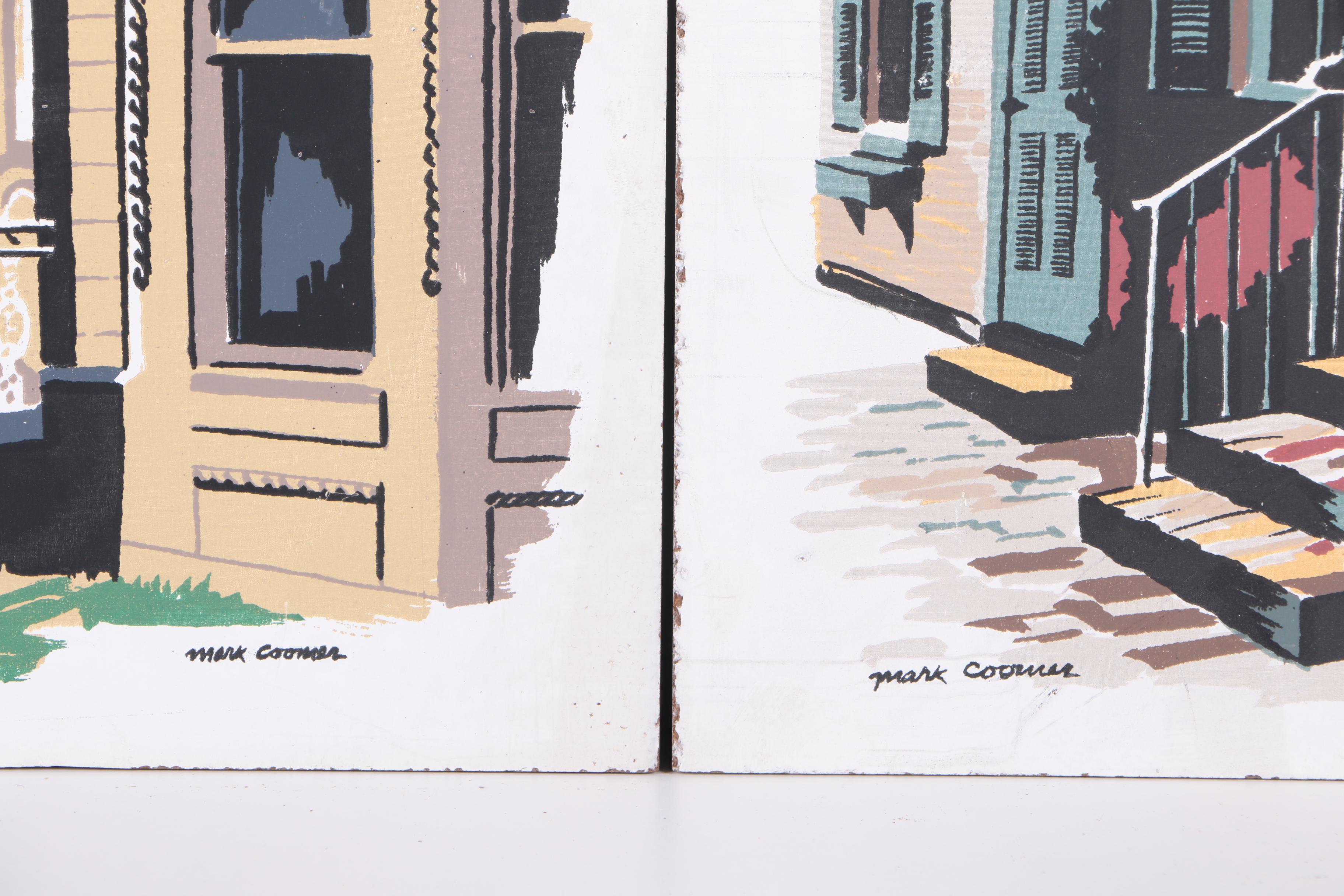 Mark Coomer Serigraphs featuring Modern Architecture