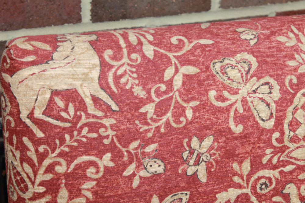 Vintage Walnut Louis XIII Style Armchair