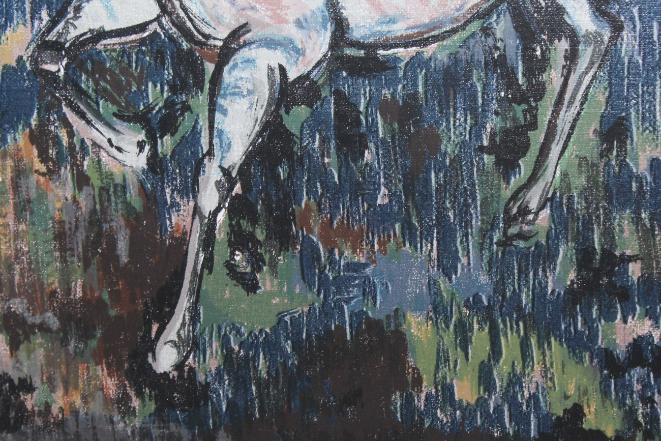 Giclee on Canvas of Horses after J. Cabral