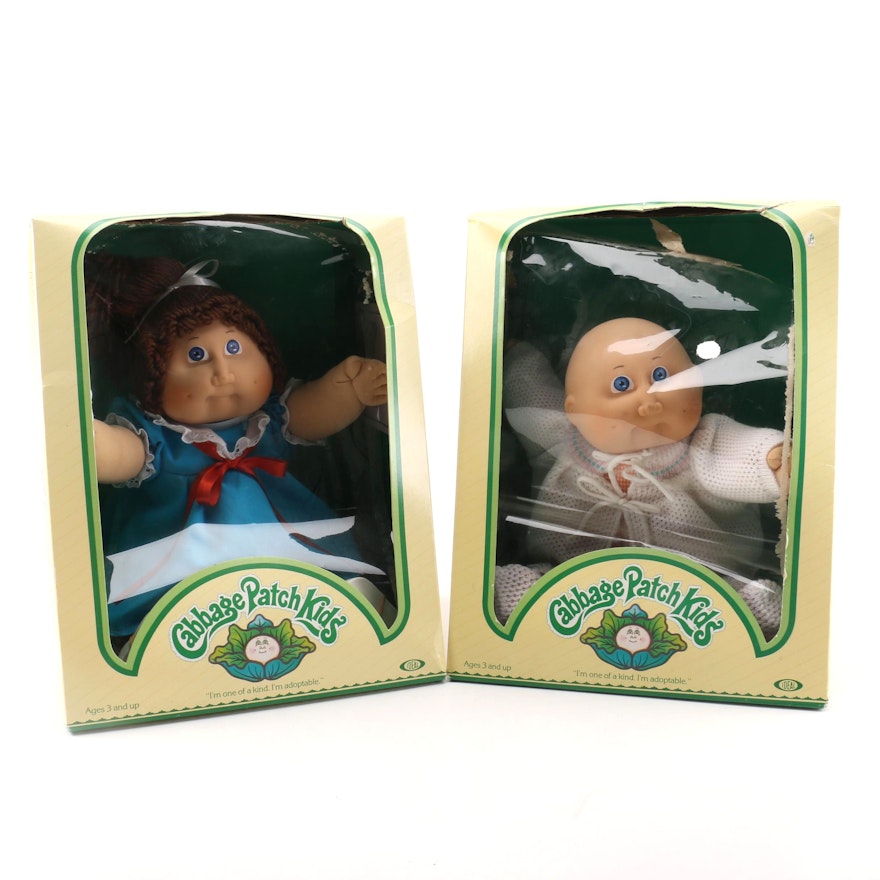 "Cabbage Patch Kids" Dolls in Boxes