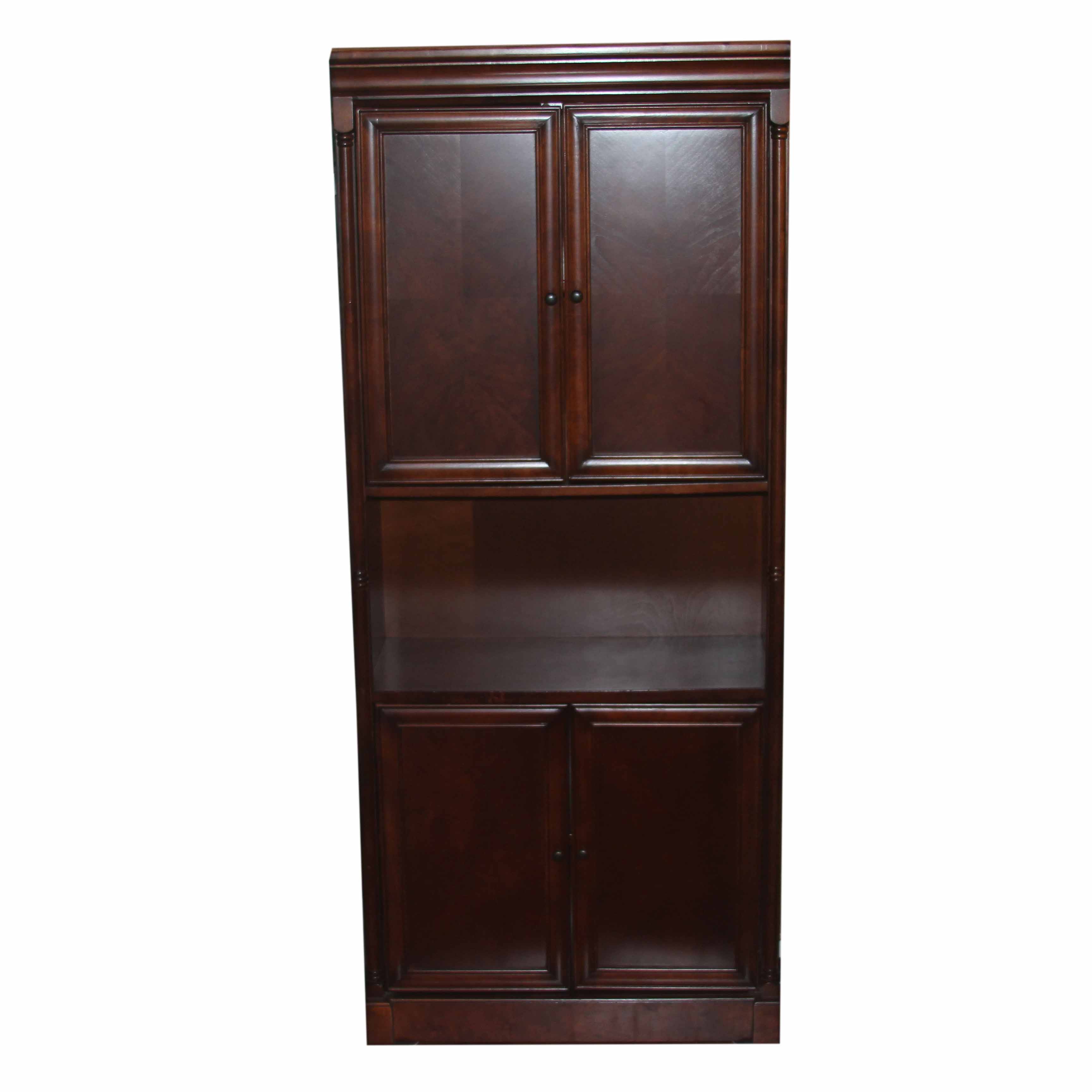 Mahogany Veneer Office Cabinet