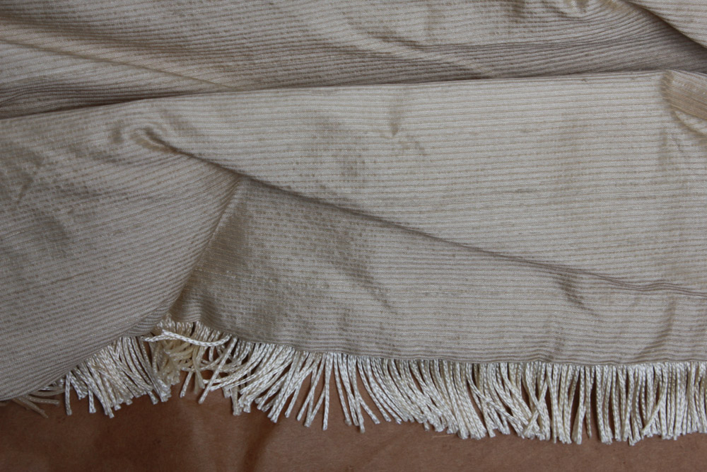 Light Brown Linen Valance