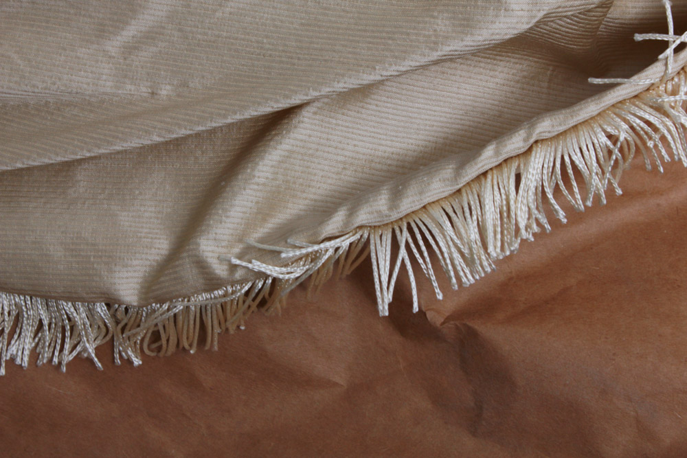Light Brown Linen Valance