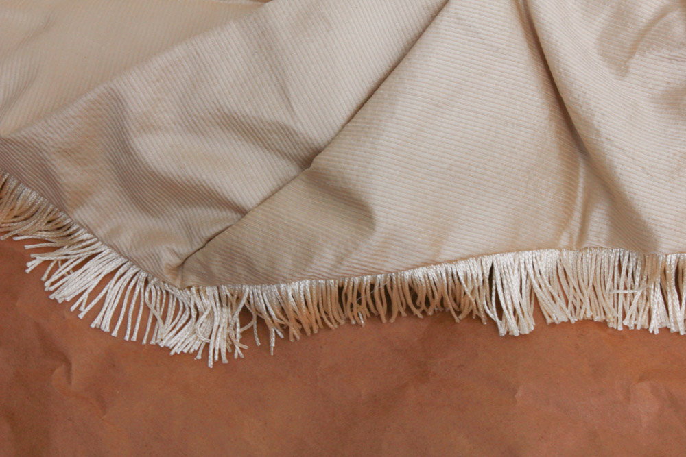 Light Brown Linen Valance