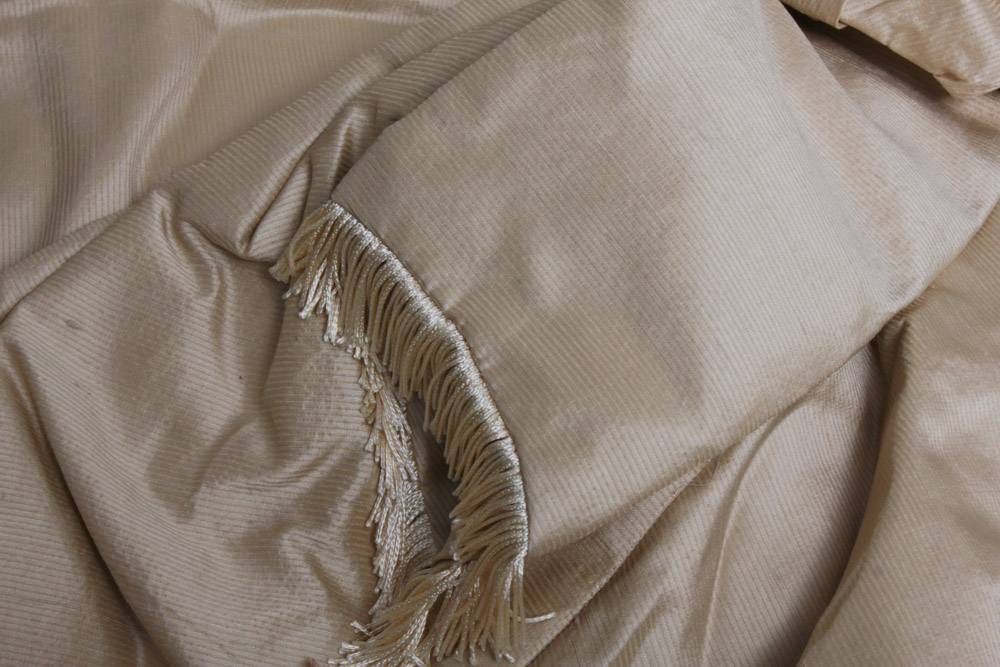 Light Brown Linen Valance