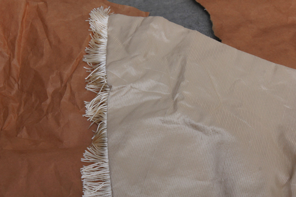 Light Brown Linen Valance