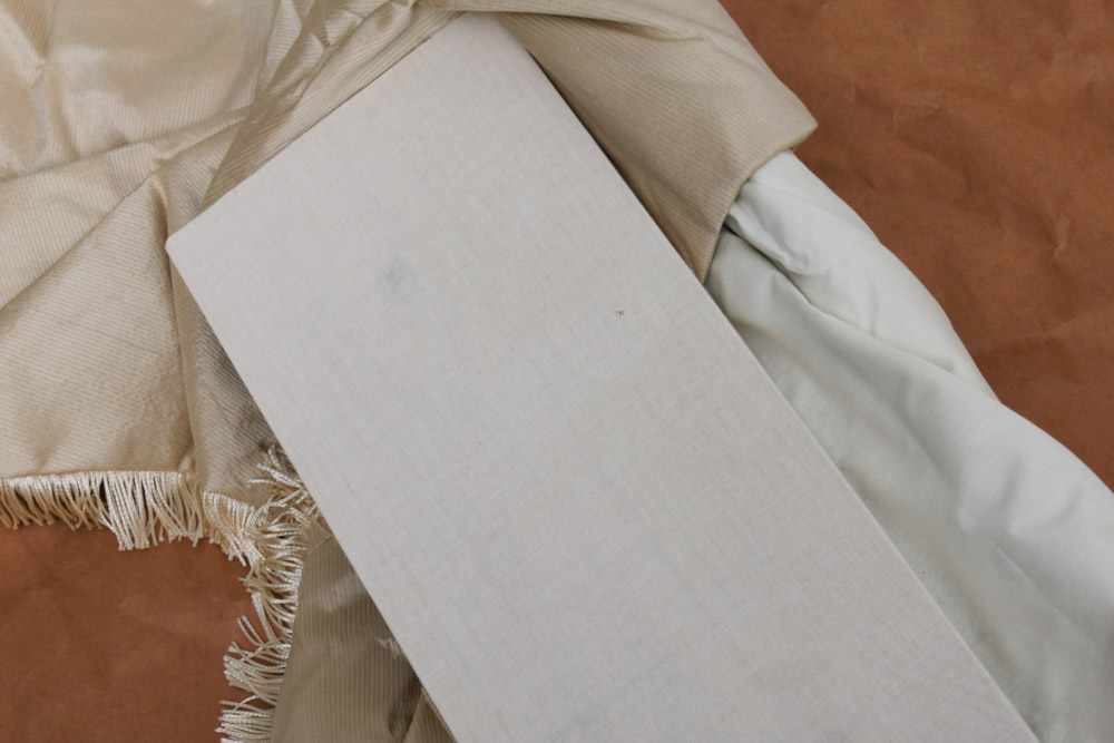 Light Brown Linen Valance