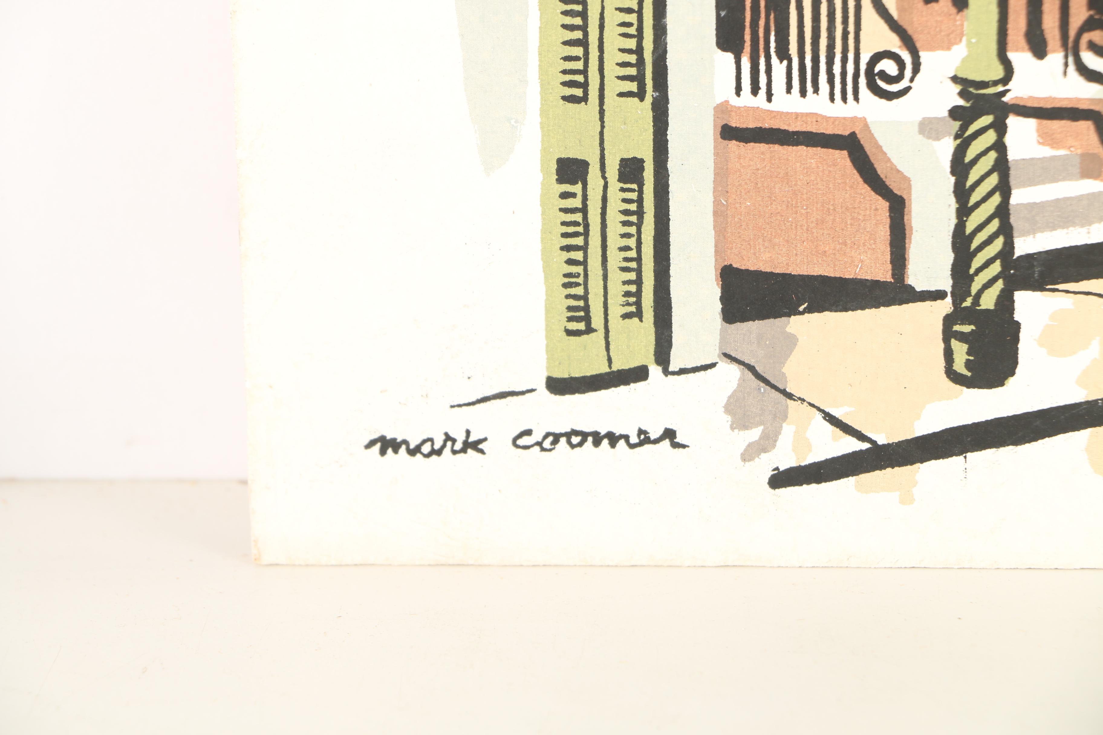 Mark Coomer Serigraph Prints Featuring Modern Architecture