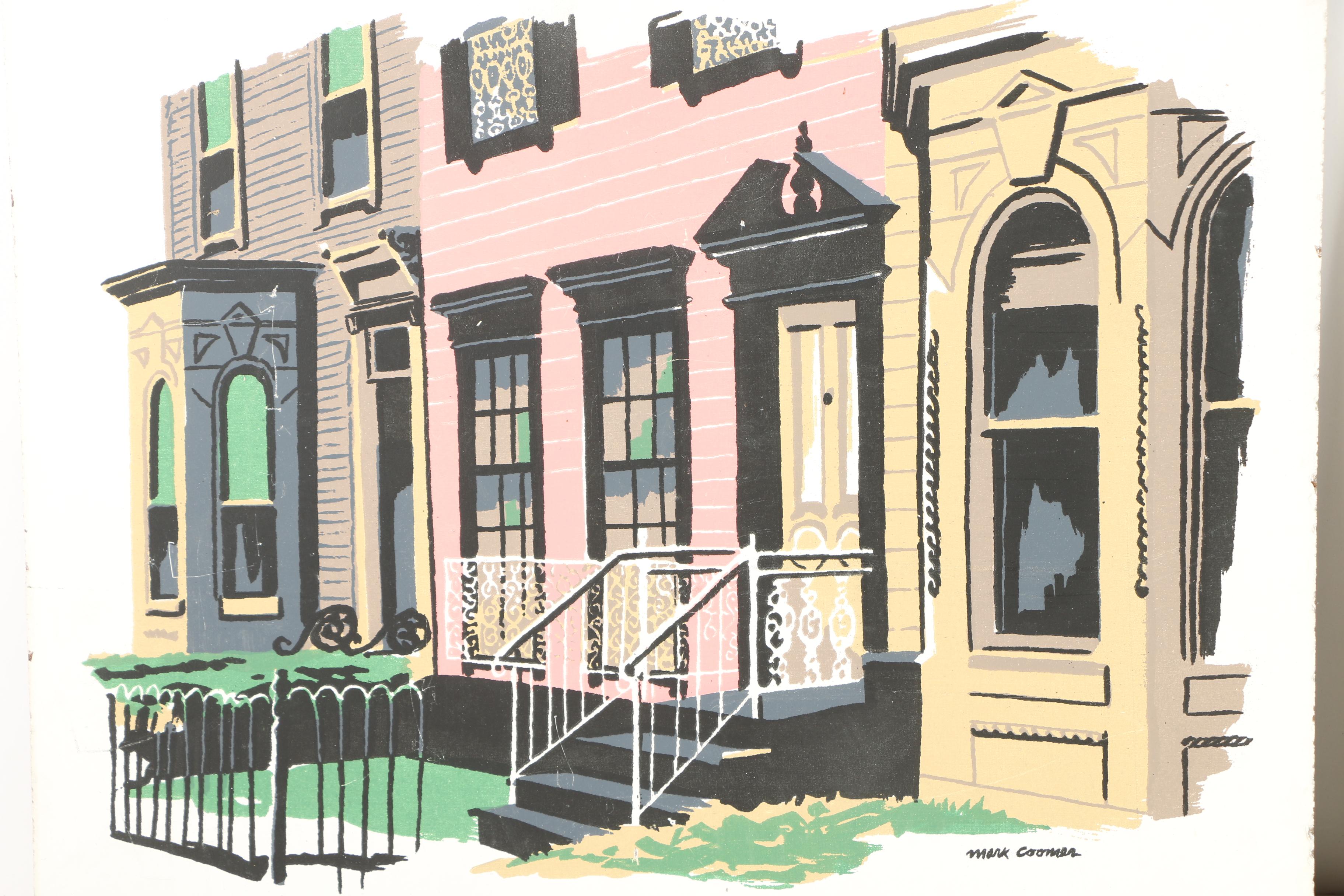 Mark Coomer Serigraph Prints Featuring Modern Architecture