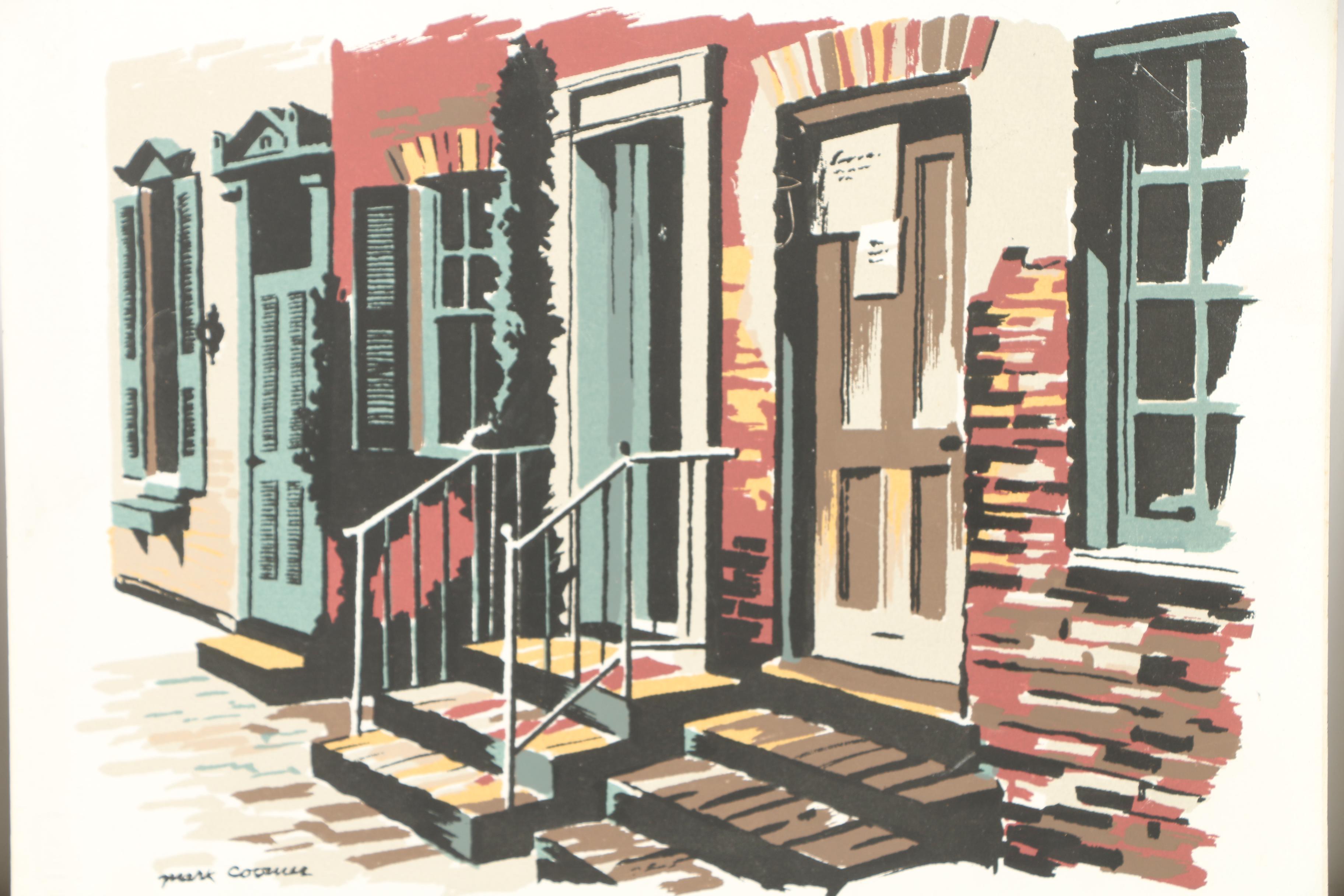 Mark Coomer Serigraph Prints Featuring Modern Architecture