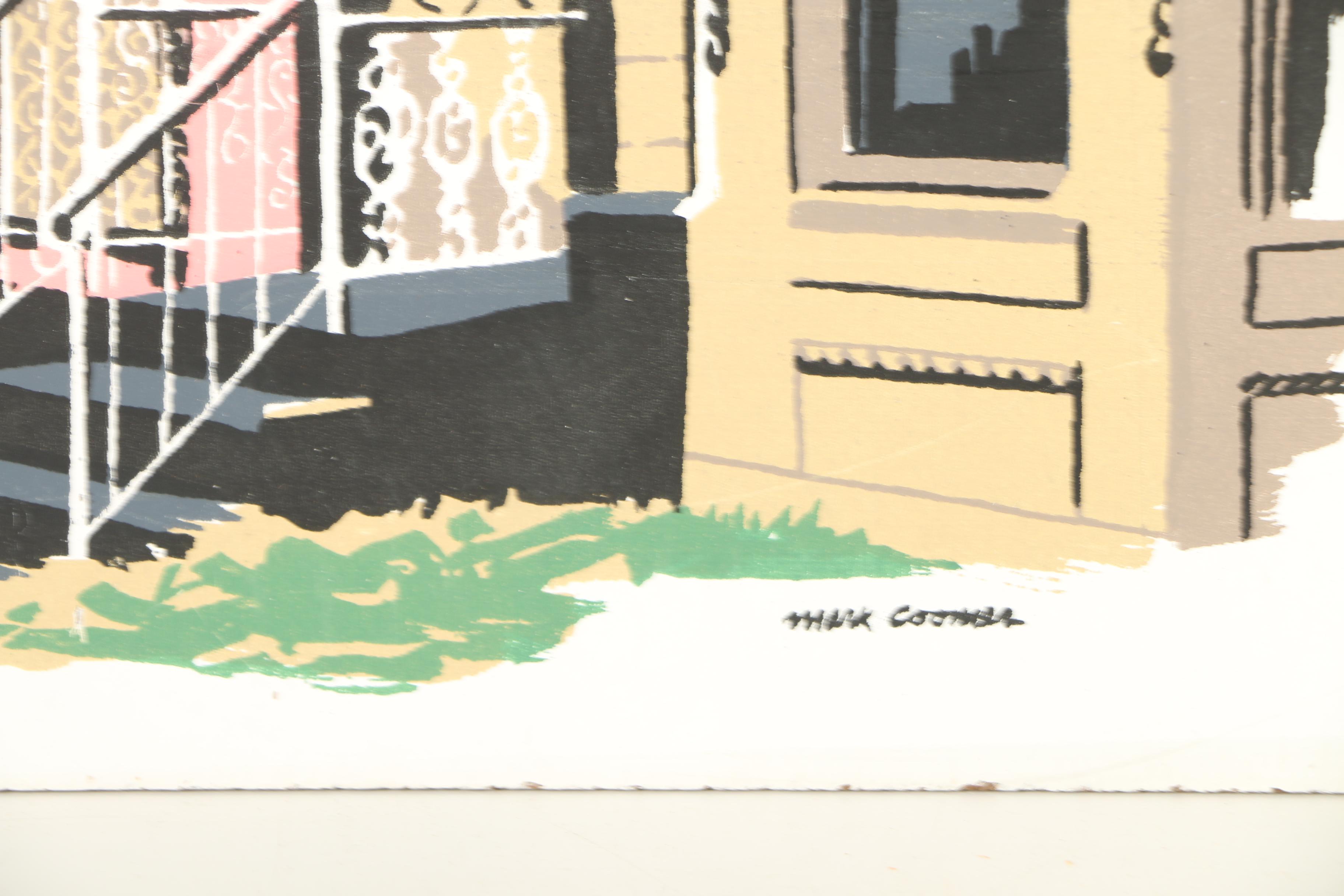 Mark Coomer Serigraph Prints Featuring Modern Architecture