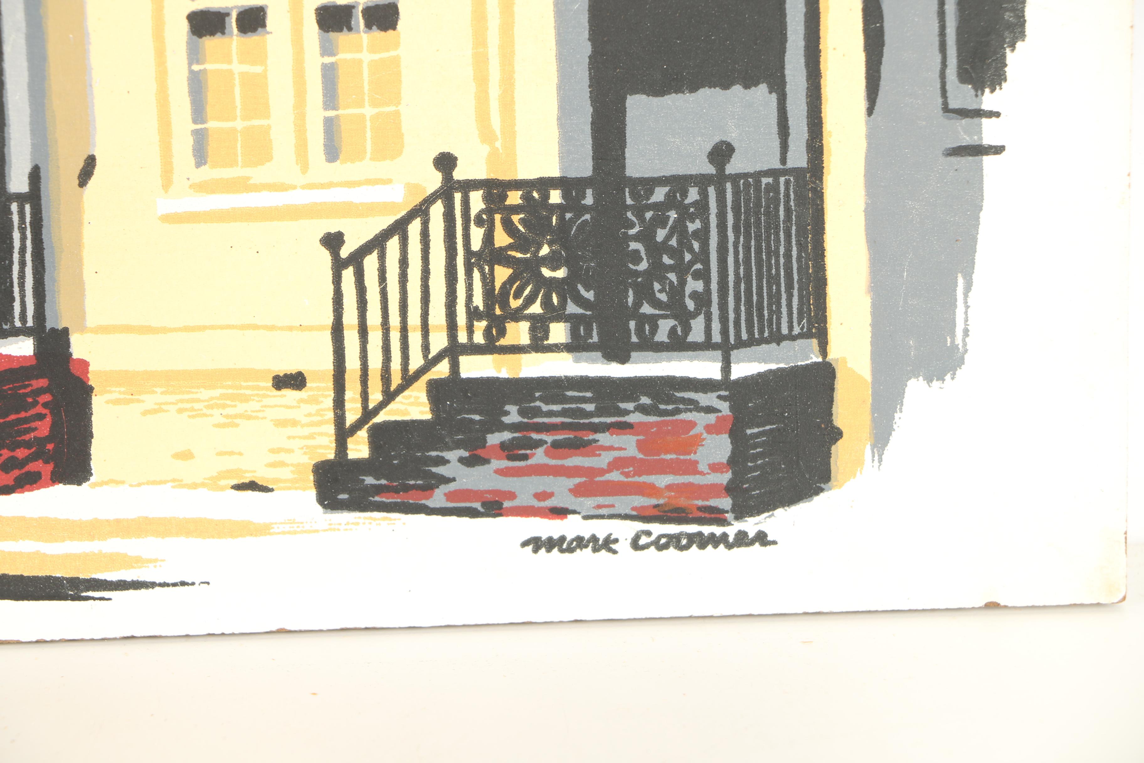 Mark Coomer Serigraph Prints Featuring Modern Architecture