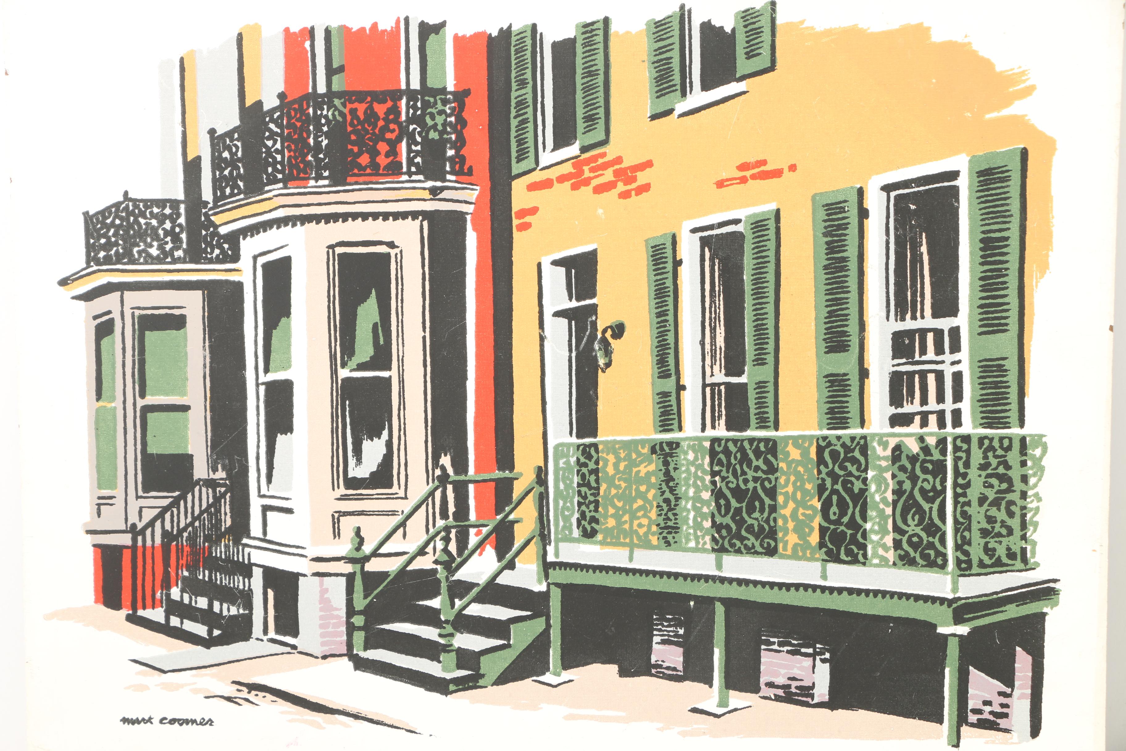 Mark Coomer Serigraph Prints Featuring Modern Architecture