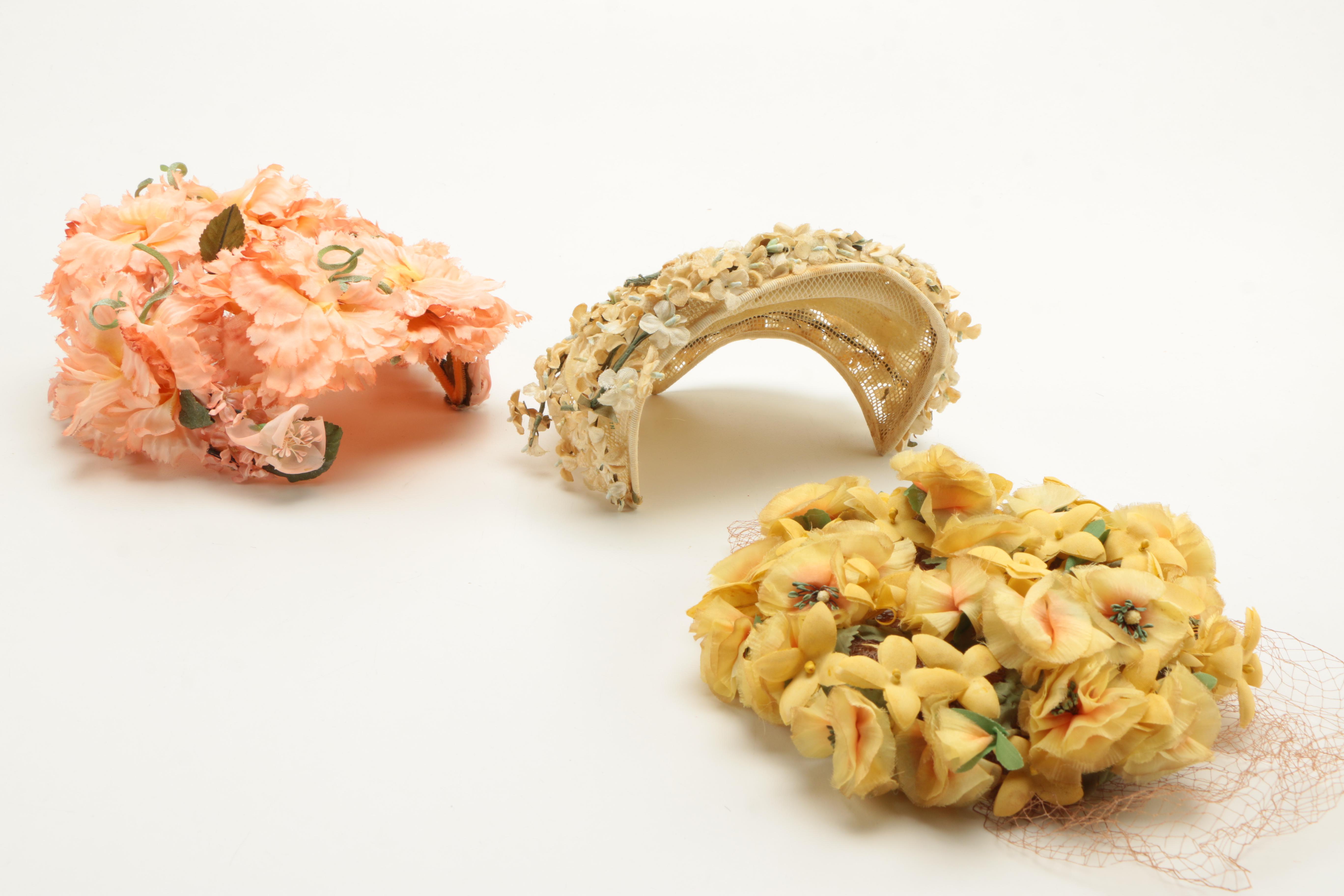 Vintage Hats and Headpieces Including Miss Alice