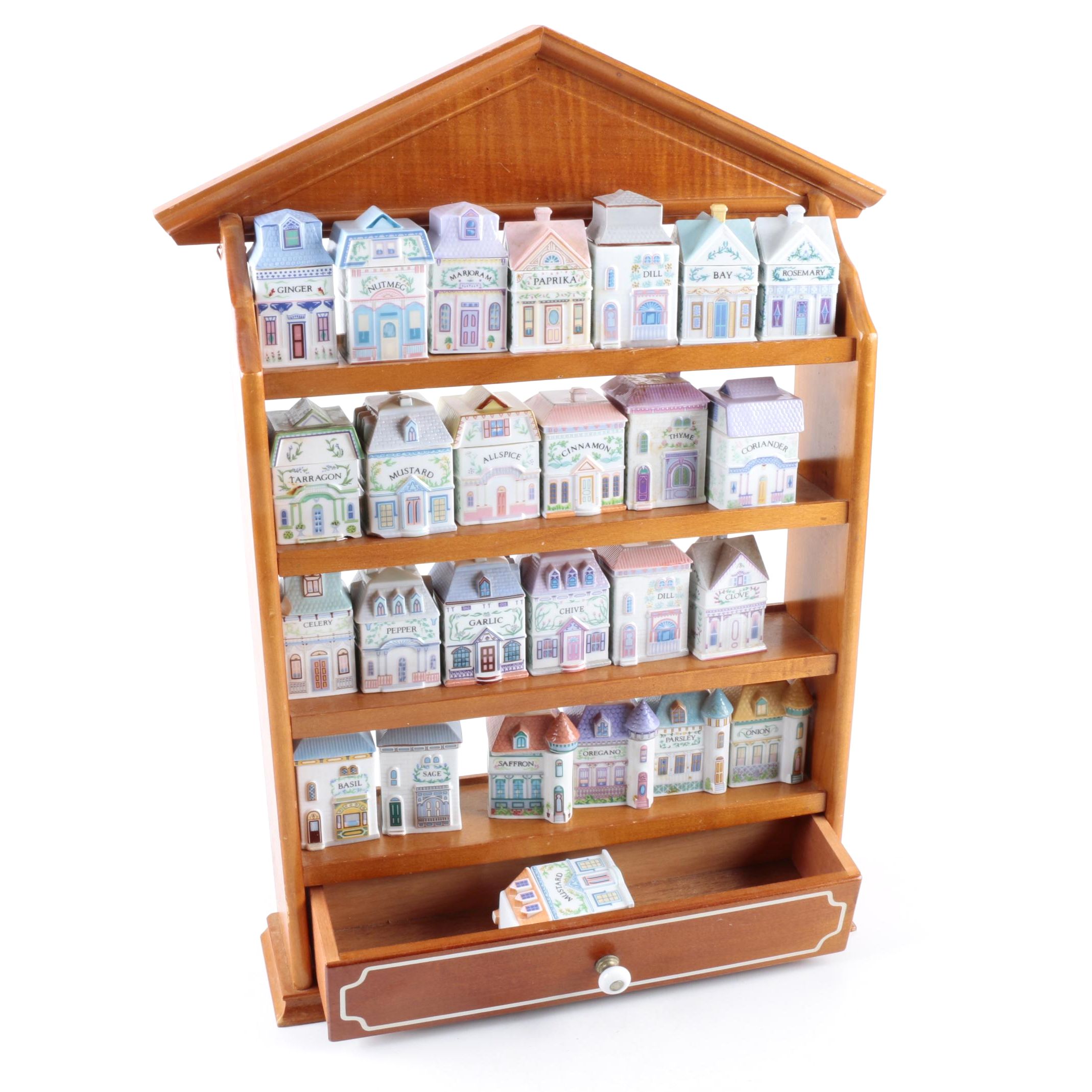 "The Lenox Spice Village" with Display Rack