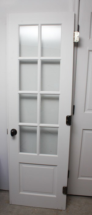 Pair of White Wooden Doors