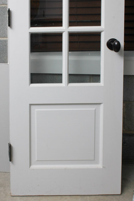 Pair of White Wooden Doors