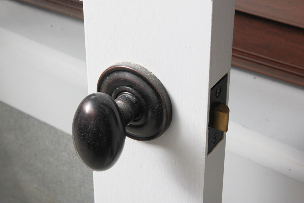 Pair of White Wooden Doors