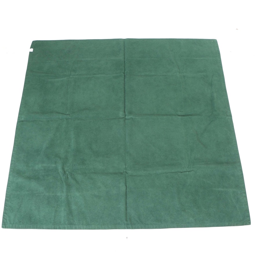 Green Velvet Table Cloth