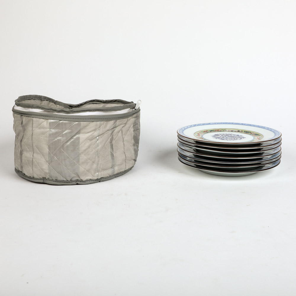 Collection of Vintage Limoges France Puiforcat "Kan Lou" Porcelain Plates