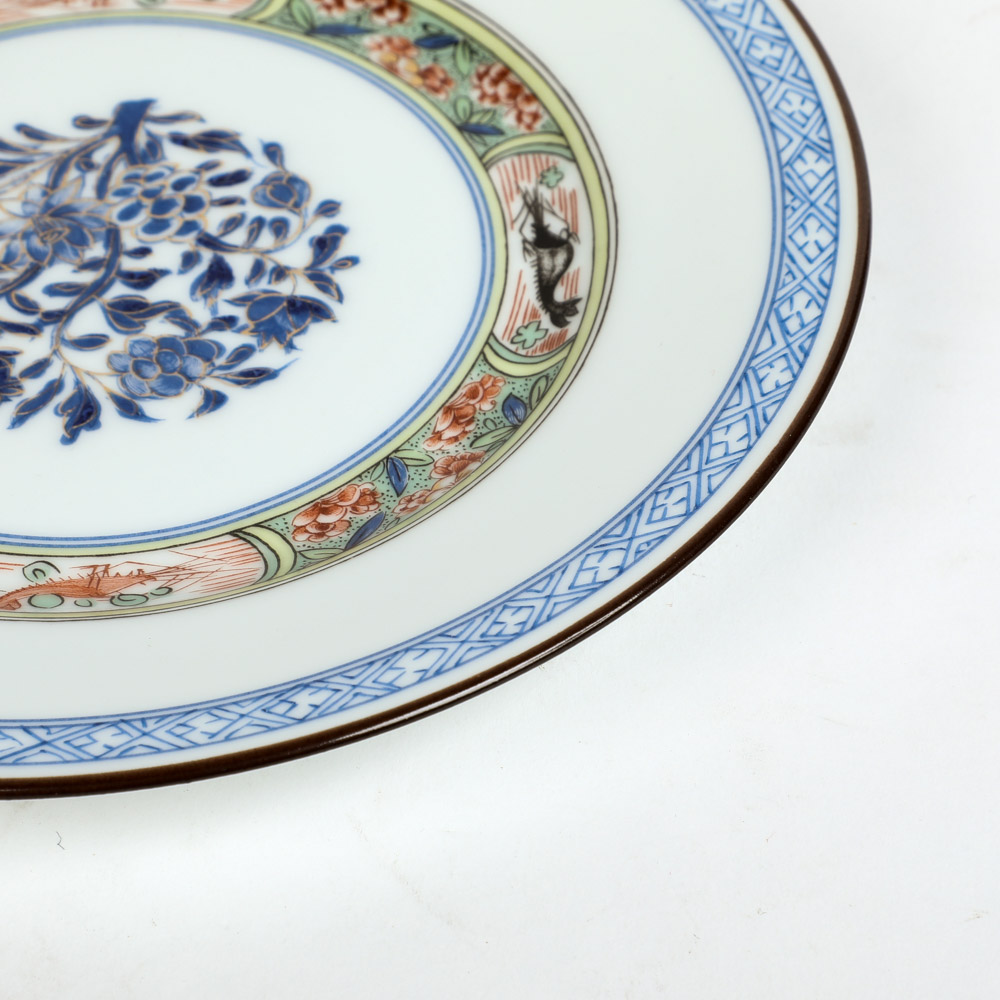 Collection of Vintage Limoges France Puiforcat "Kan Lou" Porcelain Plates