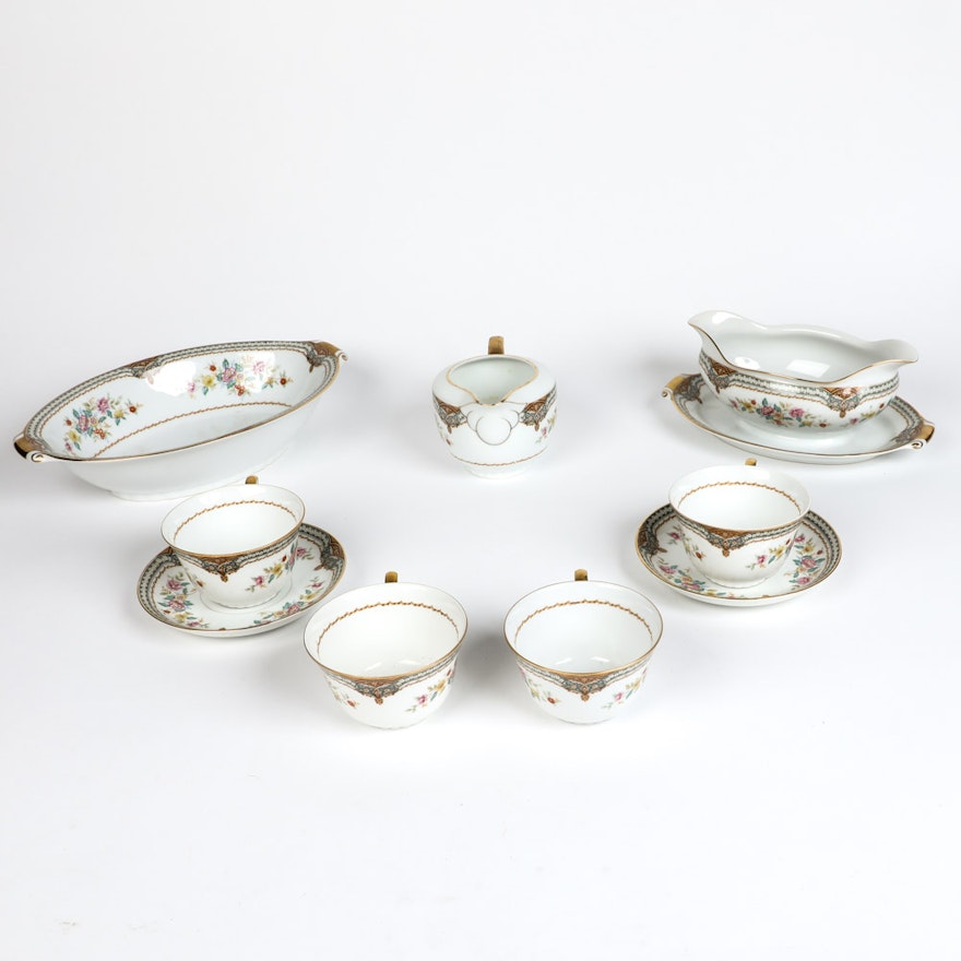 Collection of Nine Assorted Narumi China Fiesta Porcelain Serving Set