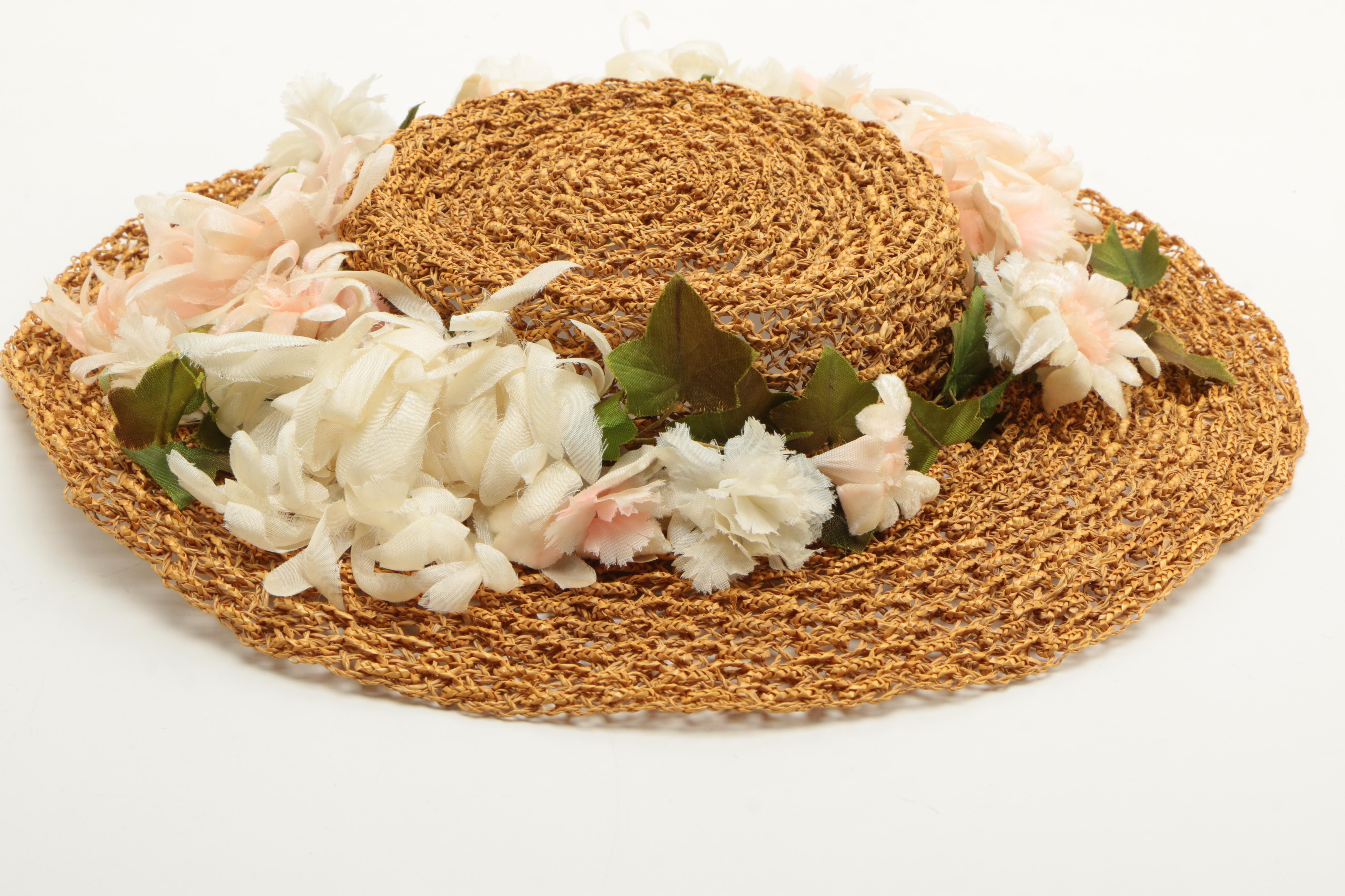 Women's Straw, Raffia and Lace Hats