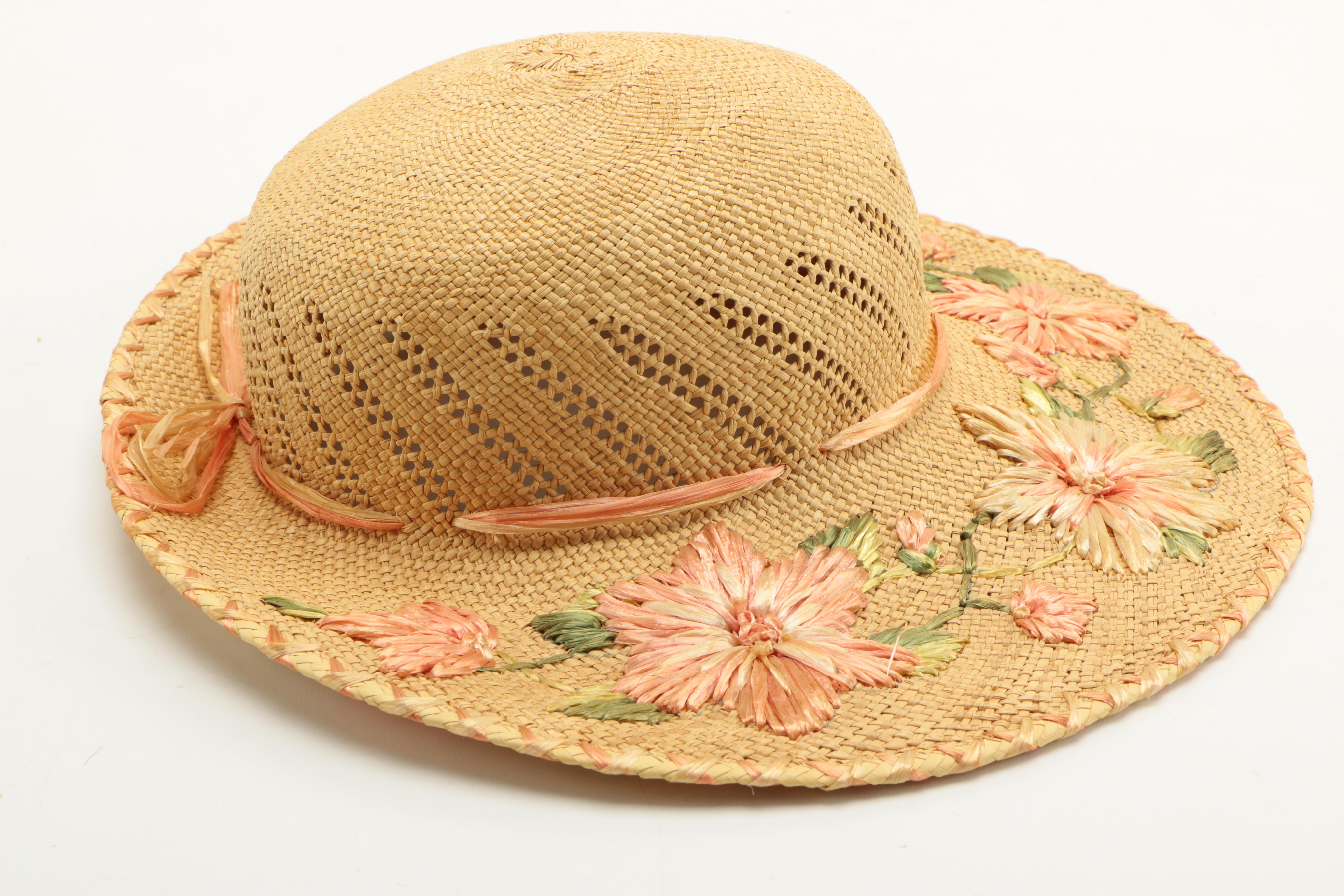 Women's Straw, Raffia and Lace Hats