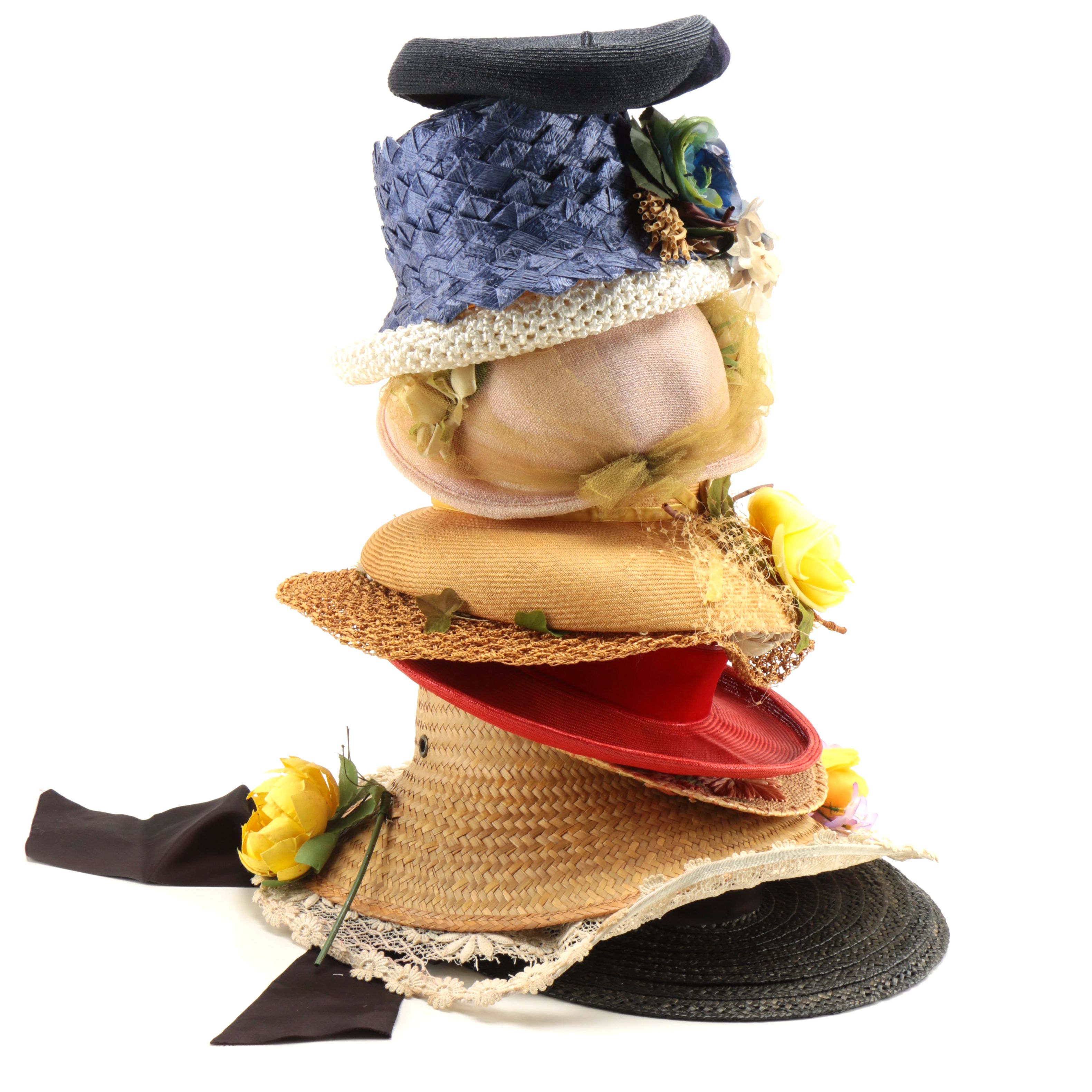 Women's Straw, Raffia and Lace Hats