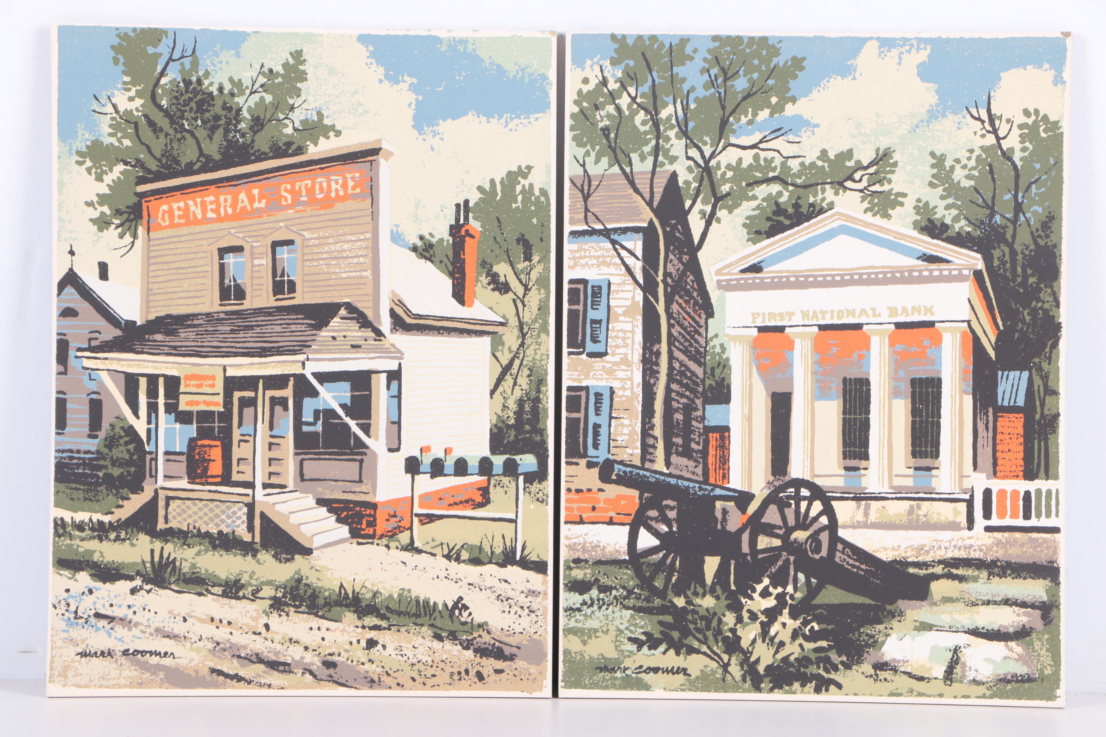 Mark Coomer Serigraphs of Southern and Rural Scenes
