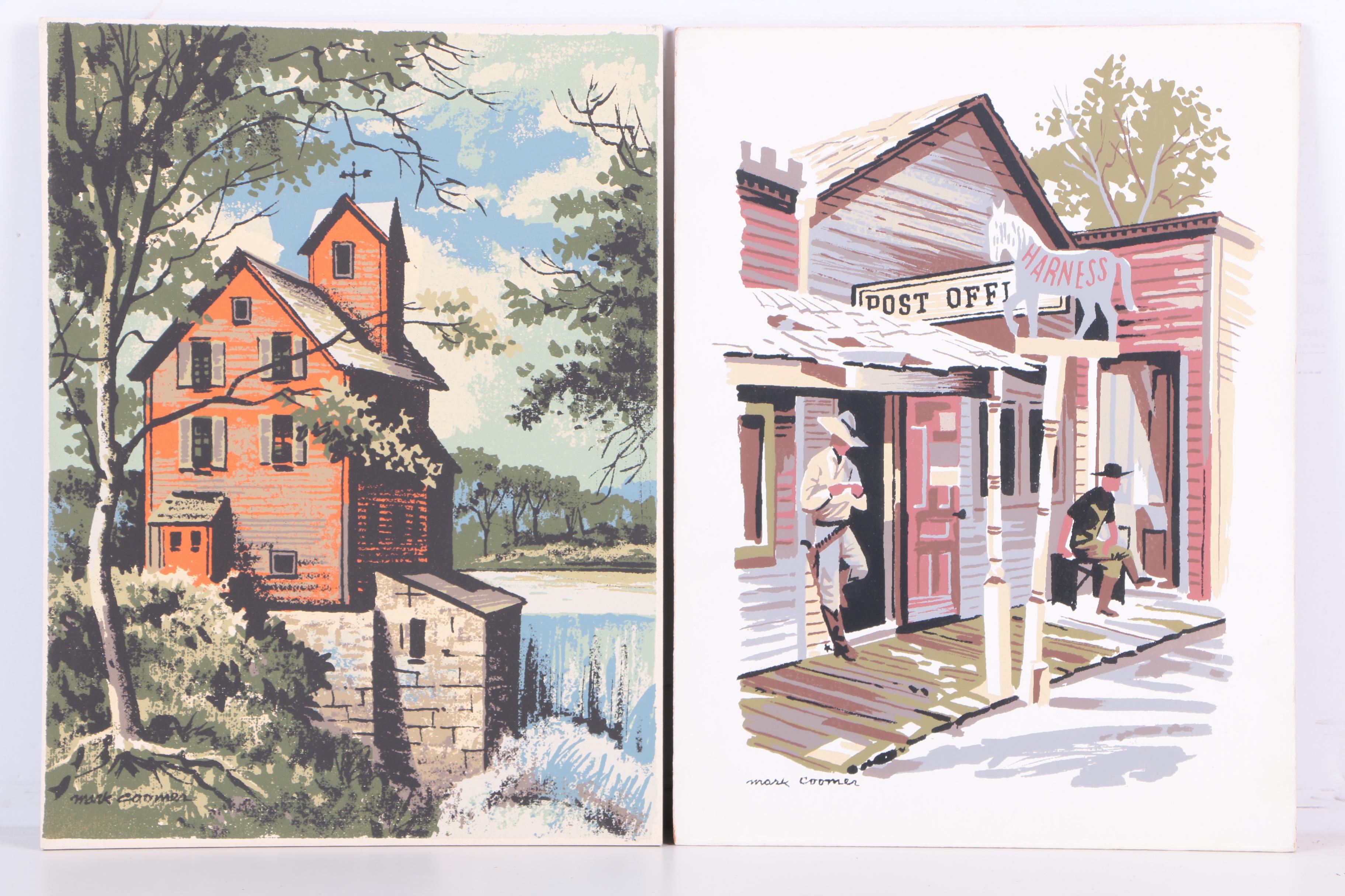 Mark Coomer Serigraphs of Southern and Rural Scenes