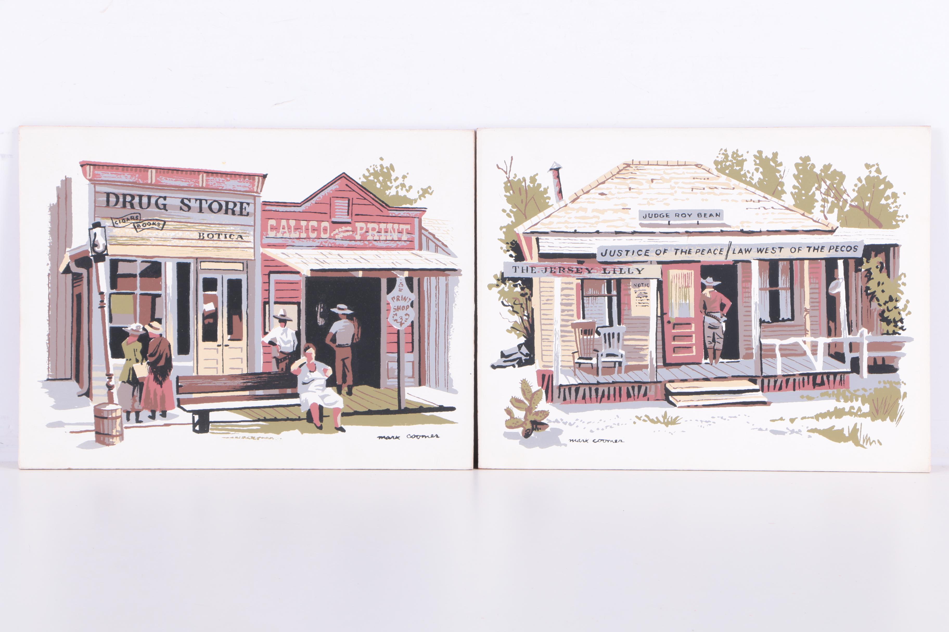 Mark Coomer Serigraphs of Southern and Rural Scenes