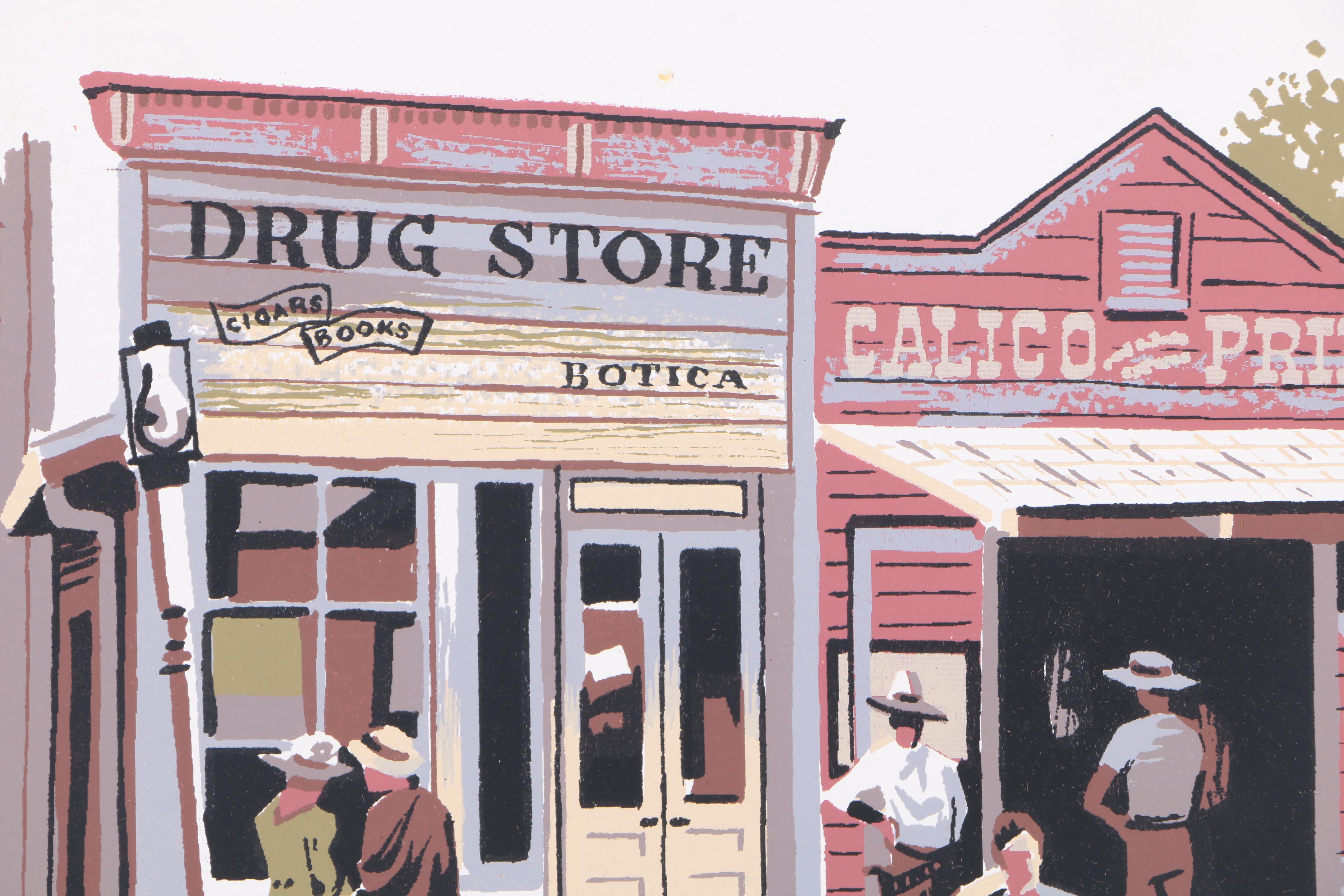 Mark Coomer Serigraphs of Southern and Rural Scenes