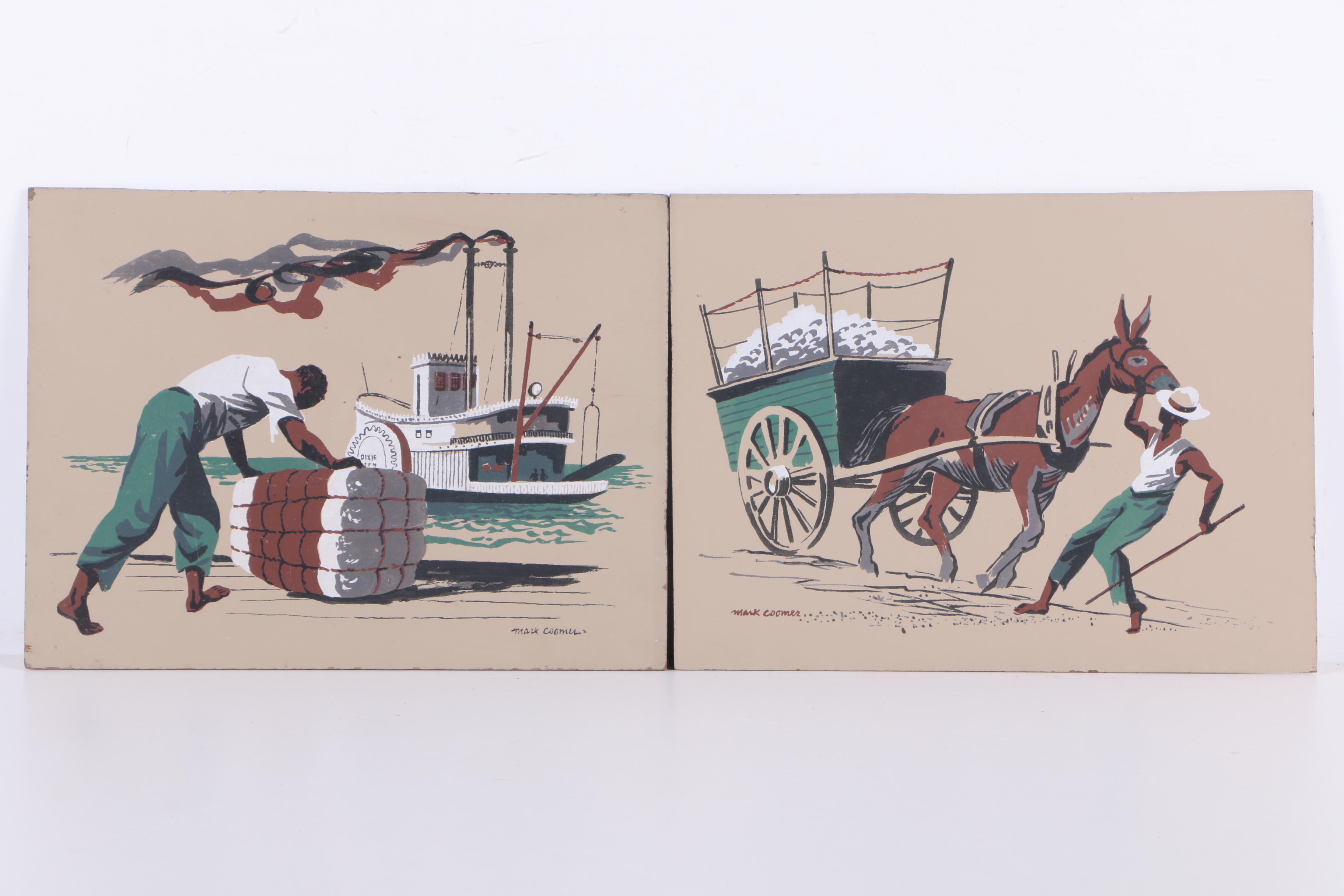 Mark Coomer Serigraphs of Southern and Rural Scenes