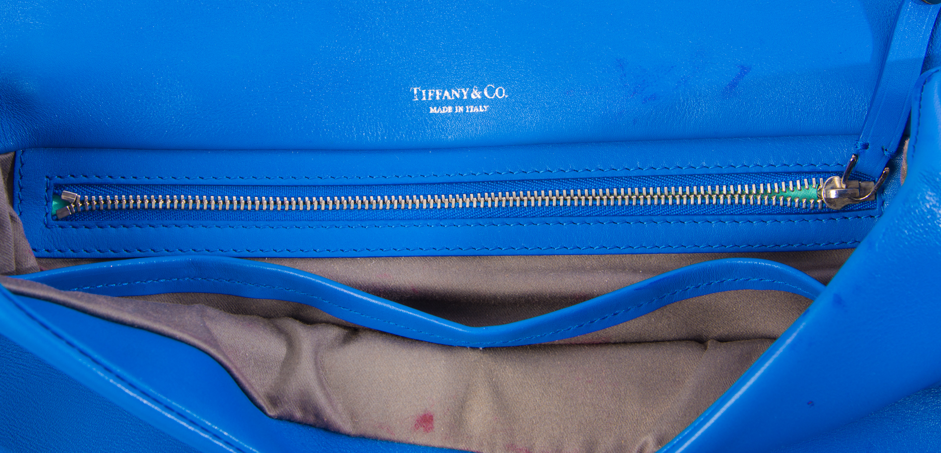 Tiffany & Co Leather Clutch Handbag