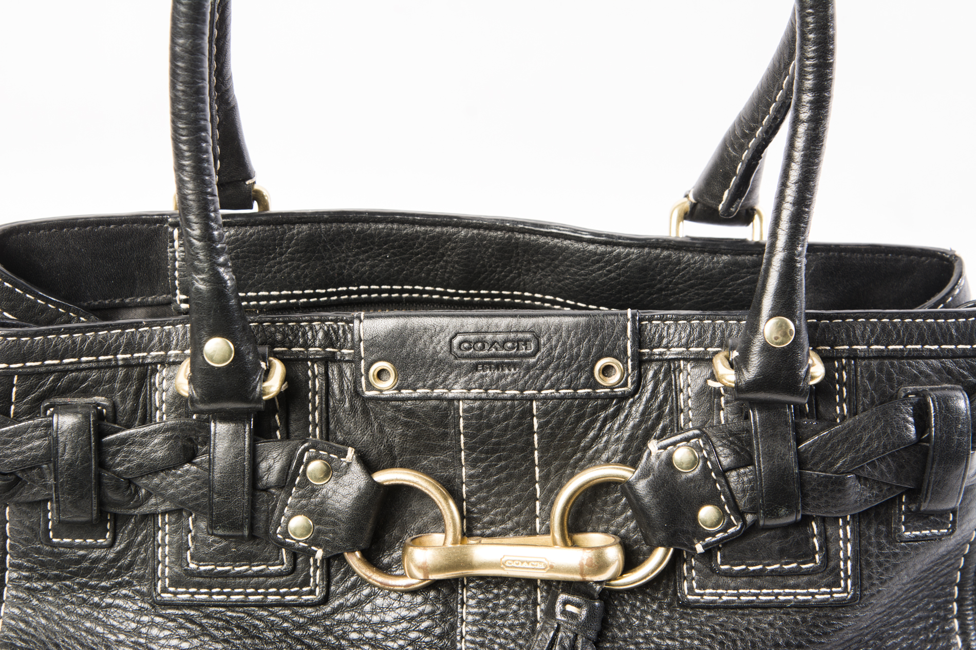 Coach Hamptons Leather Handbag